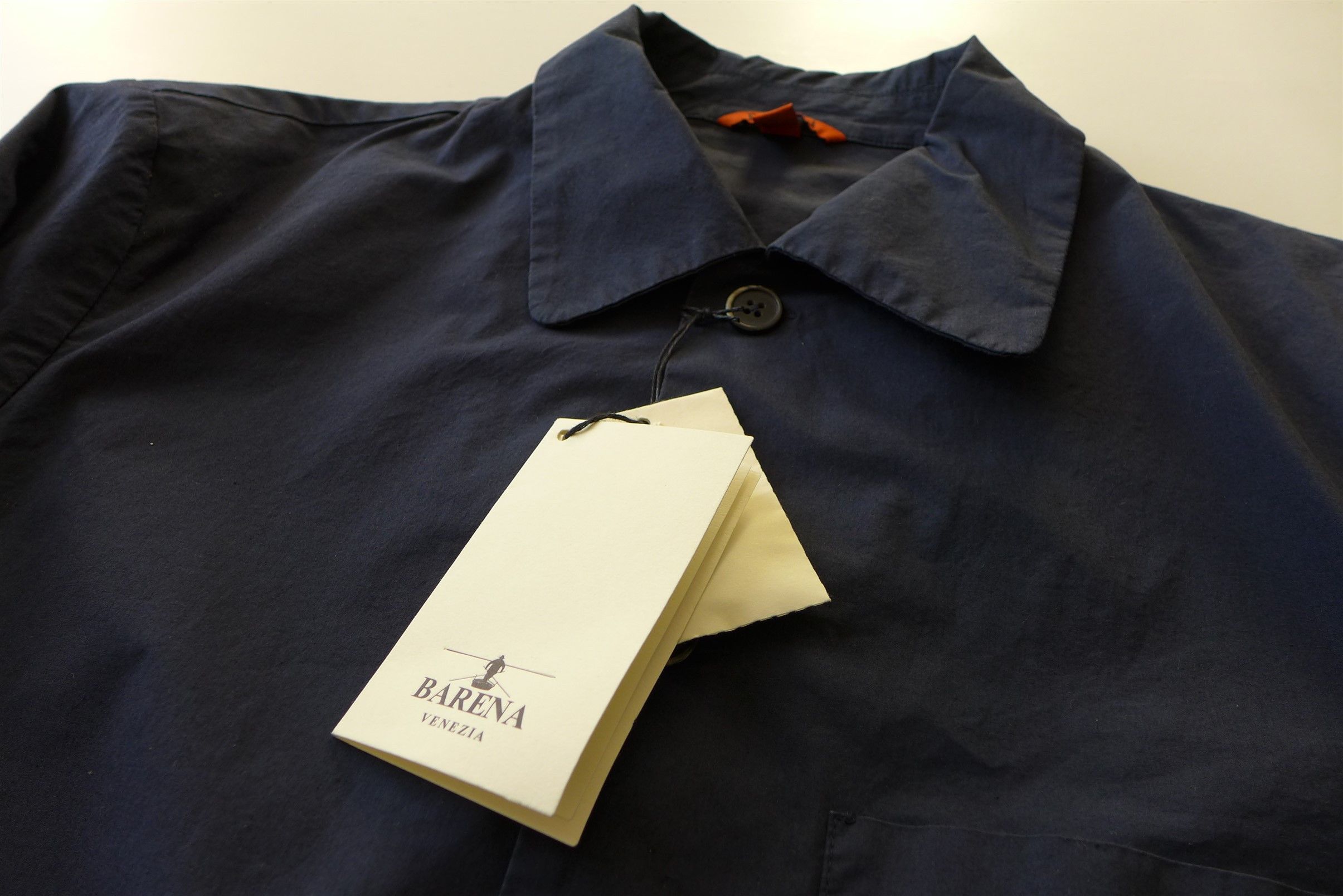 Barena Barena Cedrone Overshirt - Navy Cotton - Size 48 Size US M / EU 48-50 / 2 - 6 Thumbnail