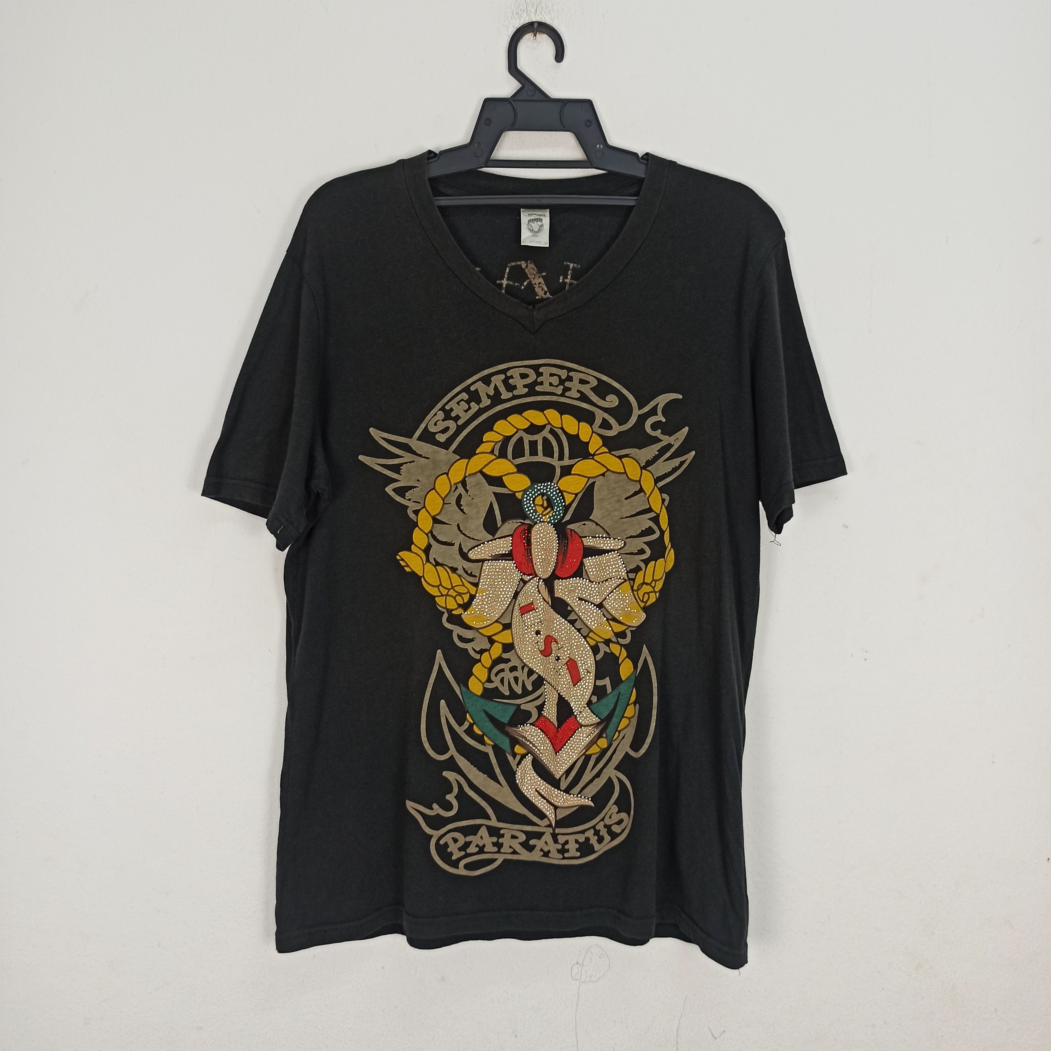 Ed Hardy Rare Ed Hardy Tshirt Nice Design Size US L / EU 52-54 / 3 - 1 Thumbnail