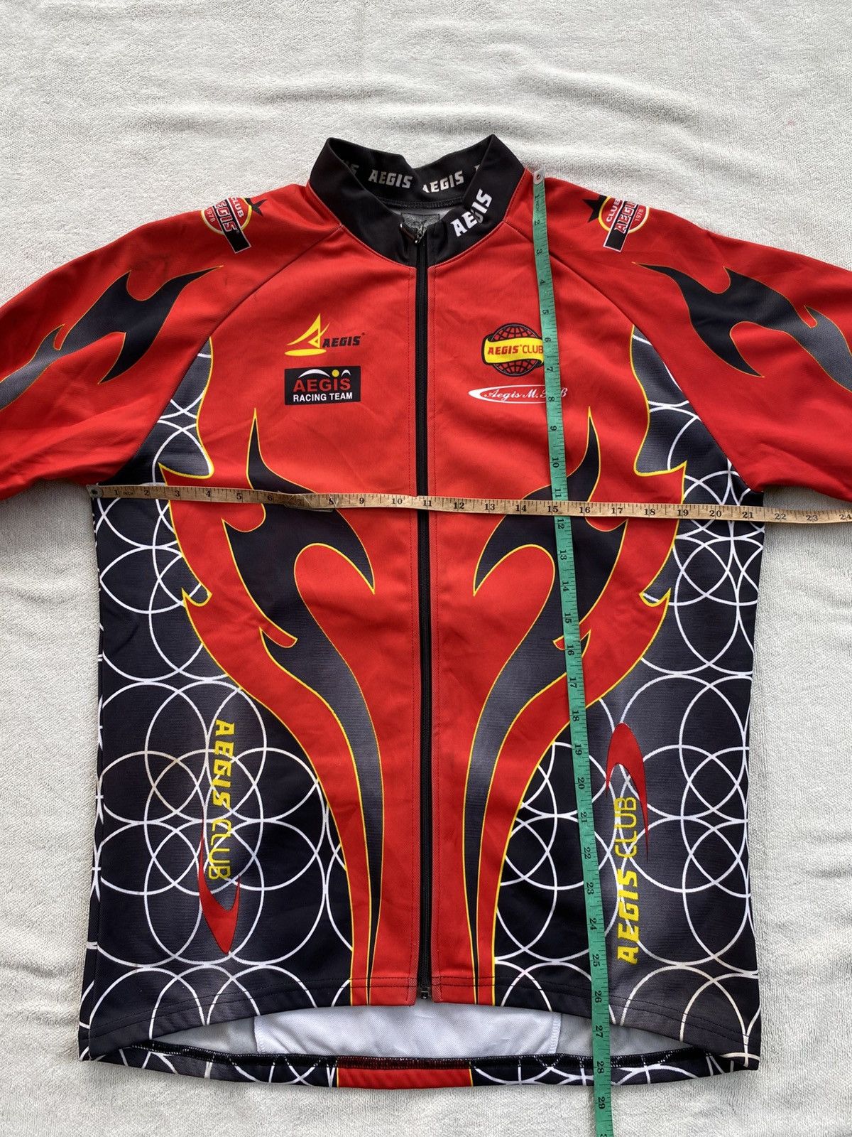 Vintage AEGIS Racing Team Cycling Jersey Multi Colour Size US XXL / EU 58 / 5 - 10 Thumbnail