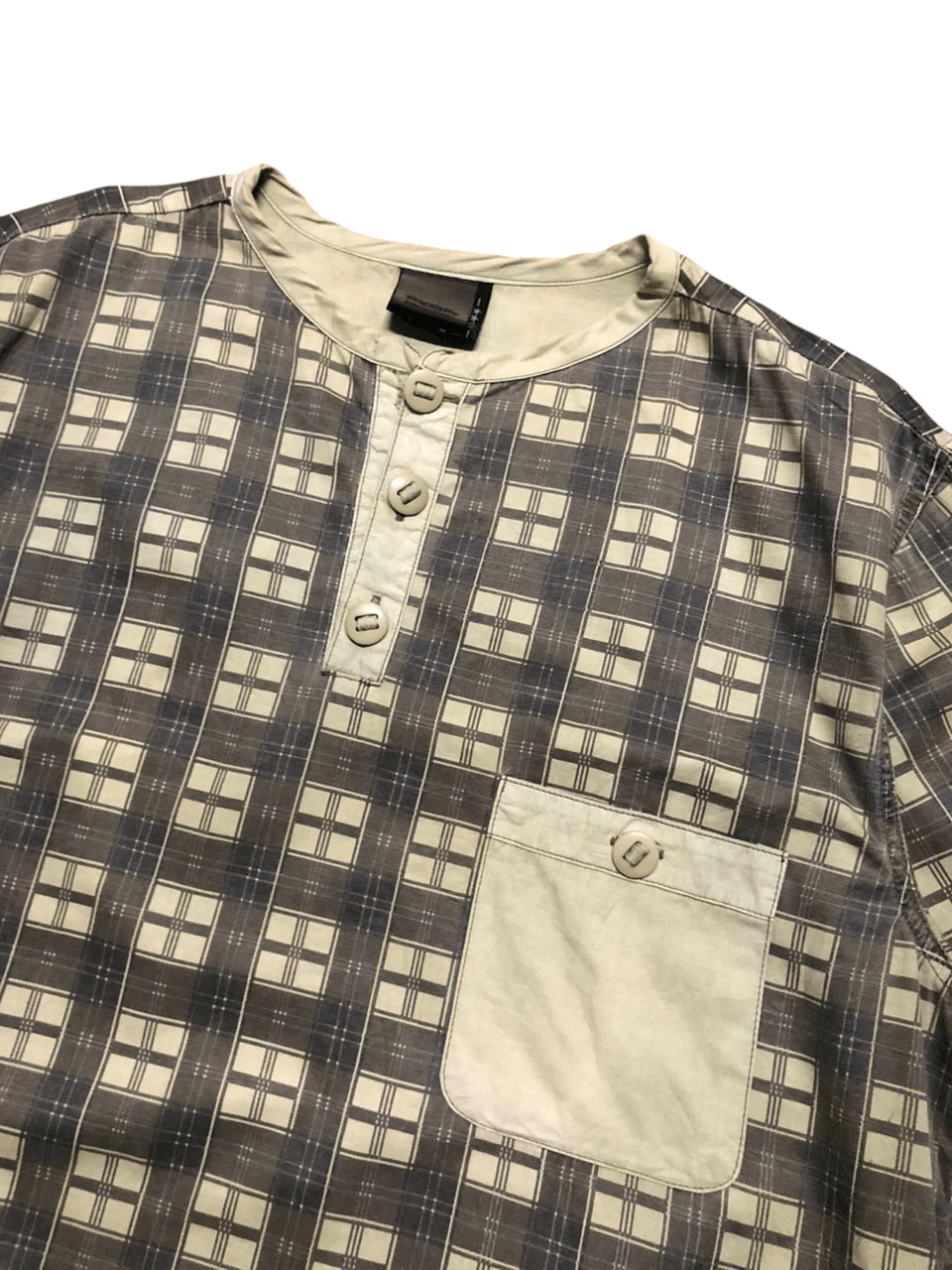 If Six Was Nine × Japanese Brand 2004 Flip The Script Checked Work Gear Shirt Jacket Size US L / EU 52-54 / 3 - 11 Thumbnail