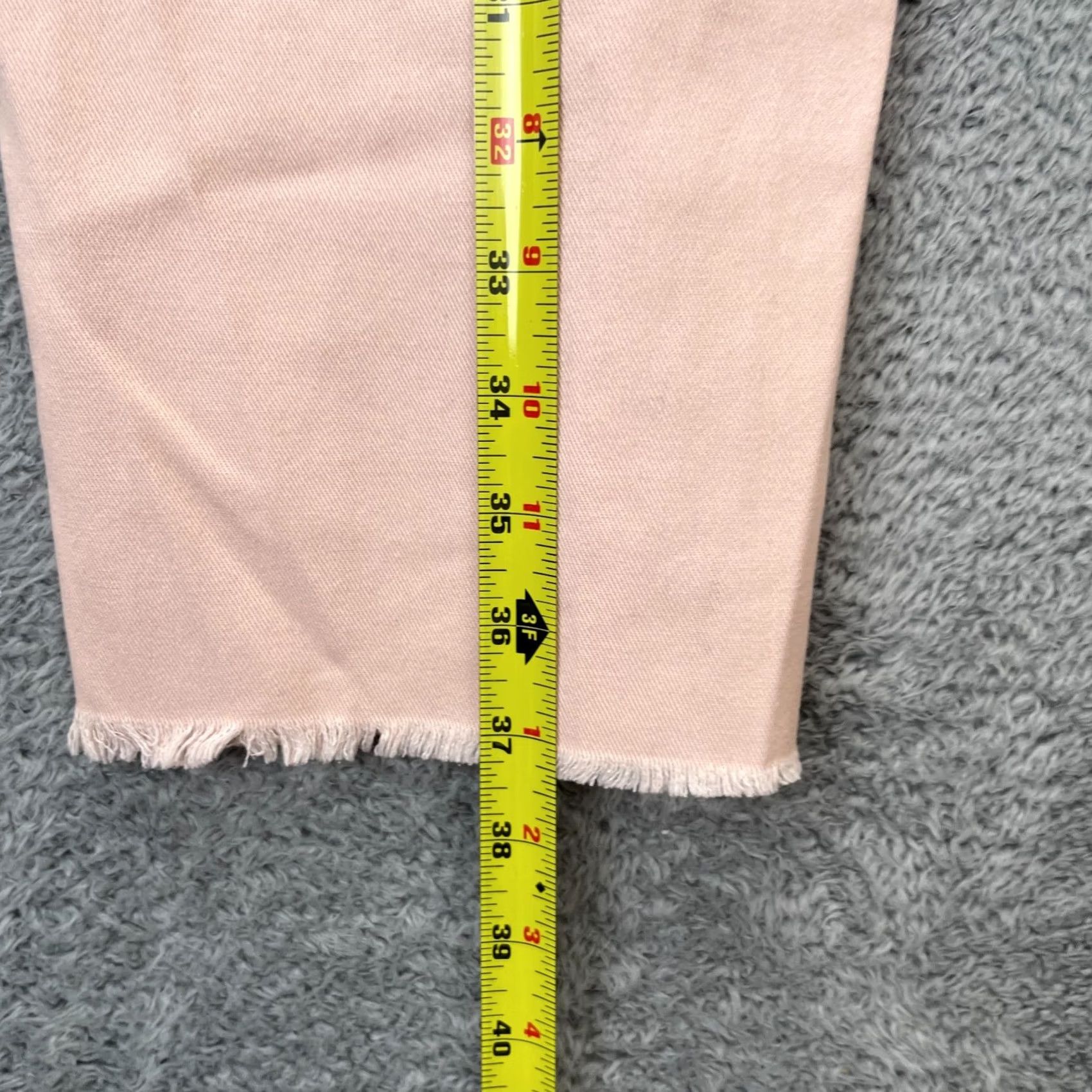 Dickies Dickies Pants Womens 6R Pink Urban Outfitters Straight Leg Cropped Frayed Hem Size 28" / US 6 / IT 42 - 7 Thumbnail