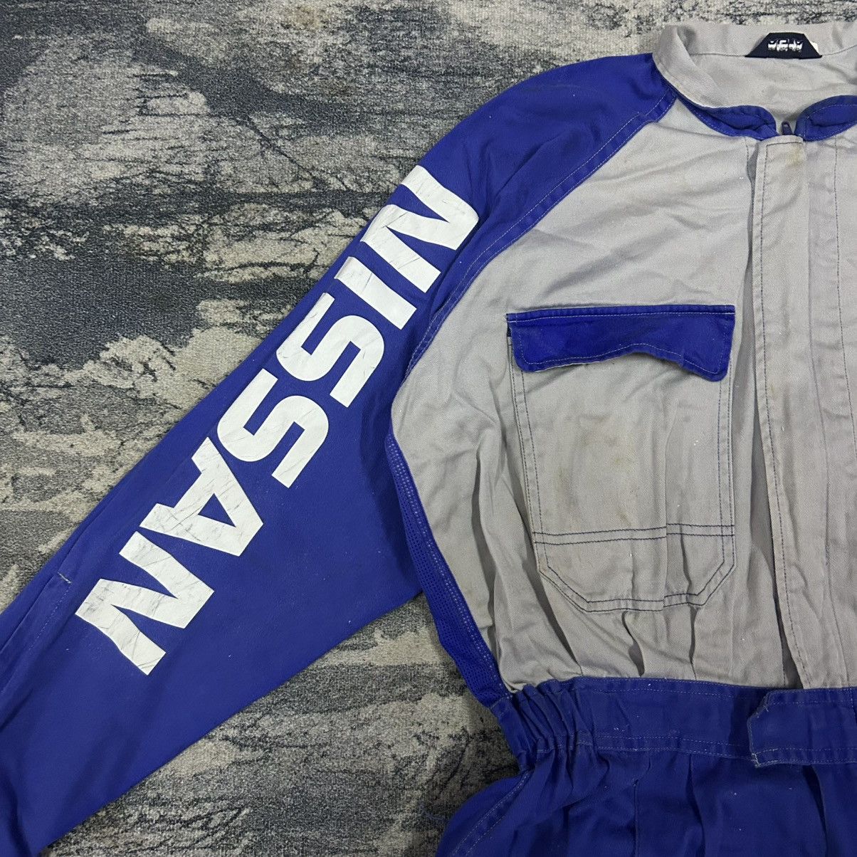 Vintage Vintage Japan MotorSport Nissan Foreman Coveralls Size US 36 / EU 52 - 6 Thumbnail