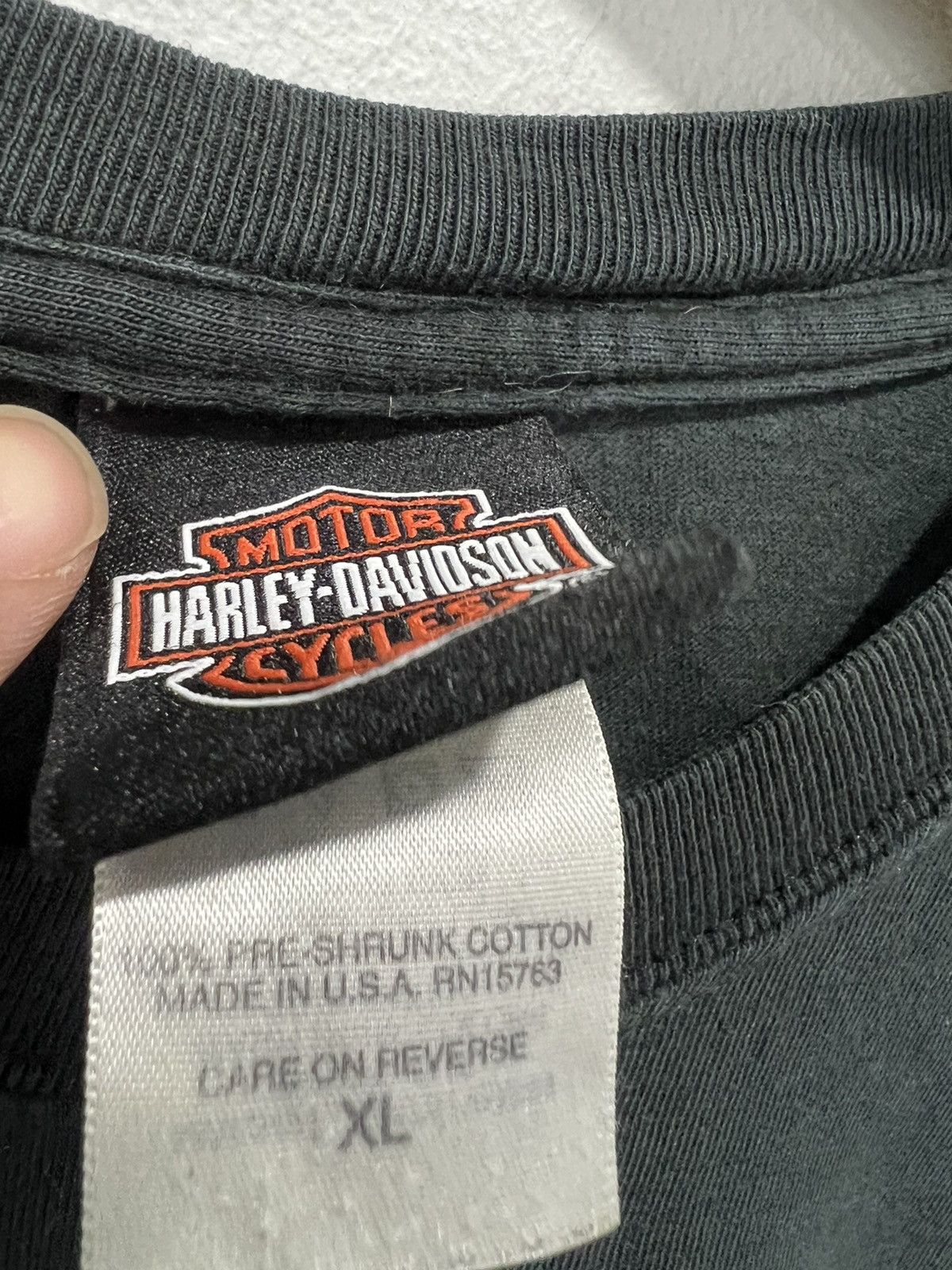 Vintage Vintage Harley Davidson Shirt band Size US XL / EU 56 / 4 - 4 Thumbnail