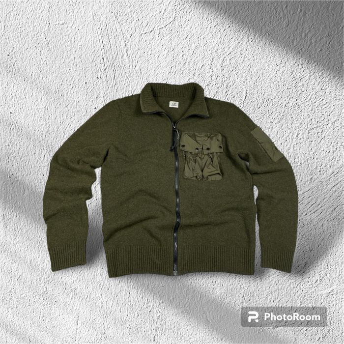 Stone Island CP Company Sweatshirt Zip Up Military Multipocket Y2K