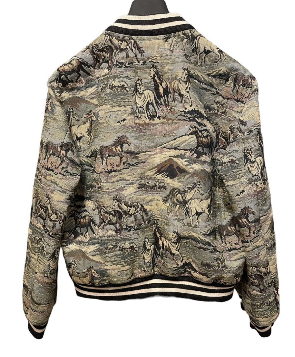 Celine 🔥Brand New🔥Horse Print Bomber Jacket Size US M / EU 48-50 / 2 - 5 Thumbnail
