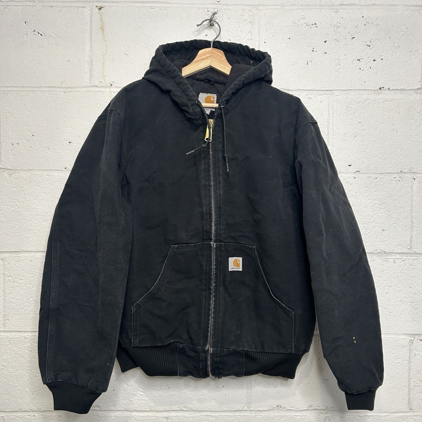 Carhartt Vintage Carhartt Quilted Hooded Active Jacket “Black” J140 Size US M / EU 48-50 / 2 - 1 Thumbnail