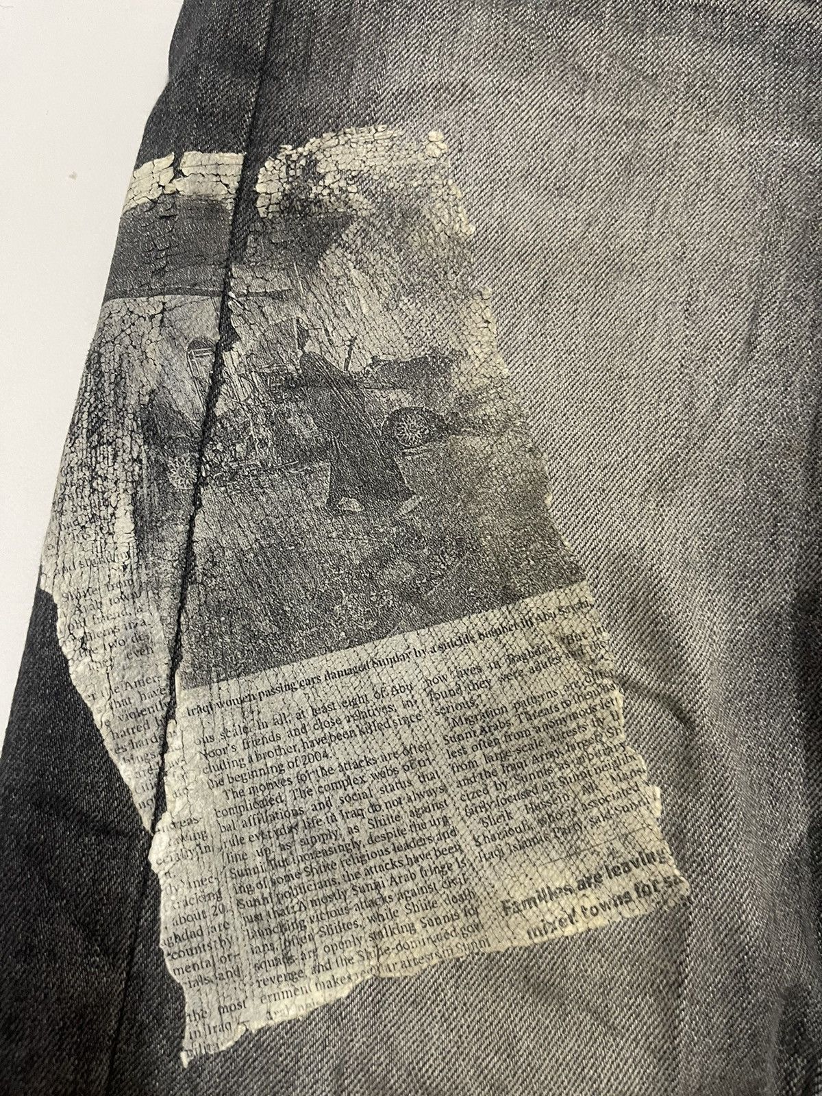 Katharine Hamnett London RARE🔥 Vintage Katharine Hamnett London Patch Paper Jeans Size US 32 / EU 48 - 3 Thumbnail