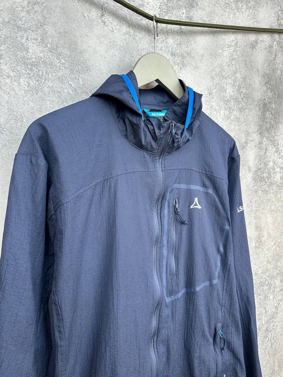 Other Schoffel Windbreaker Jacket M2 Lightweight Blue Packaway Size US L / EU 52-54 / 3 - 3 Thumbnail