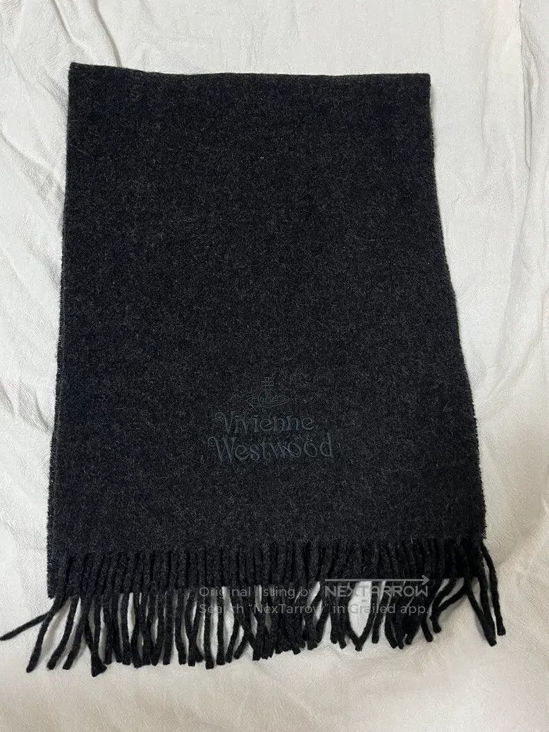Vivienne Westwood Vivienne Westwood size 176*30cm Gray Classic Scarf Size ONE SIZE - 1 Thumbnail