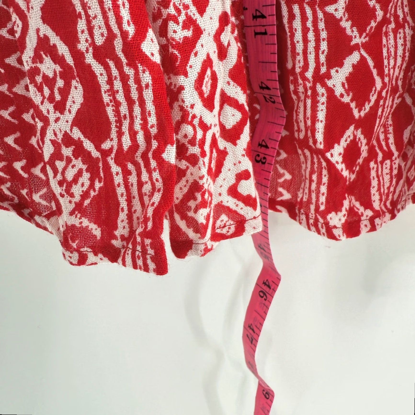 Vintage RAGA Black White Red Tribal Print Maxi Dress Boho Festival Size S Womens Sleeveless V-Neck Empire Waist Geometric Pattern Midi/Sundress Casual Summer Size S / US 4 / IT 40 - 6 Thumbnail
