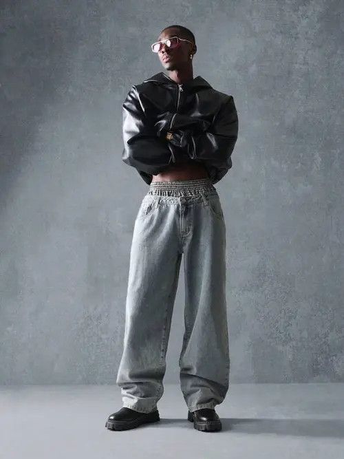 Japanese Brand Kawasaki x nen Jeans with Boxer waistband Skater Fit Riot Size US 32 / EU 48 - 8 Thumbnail