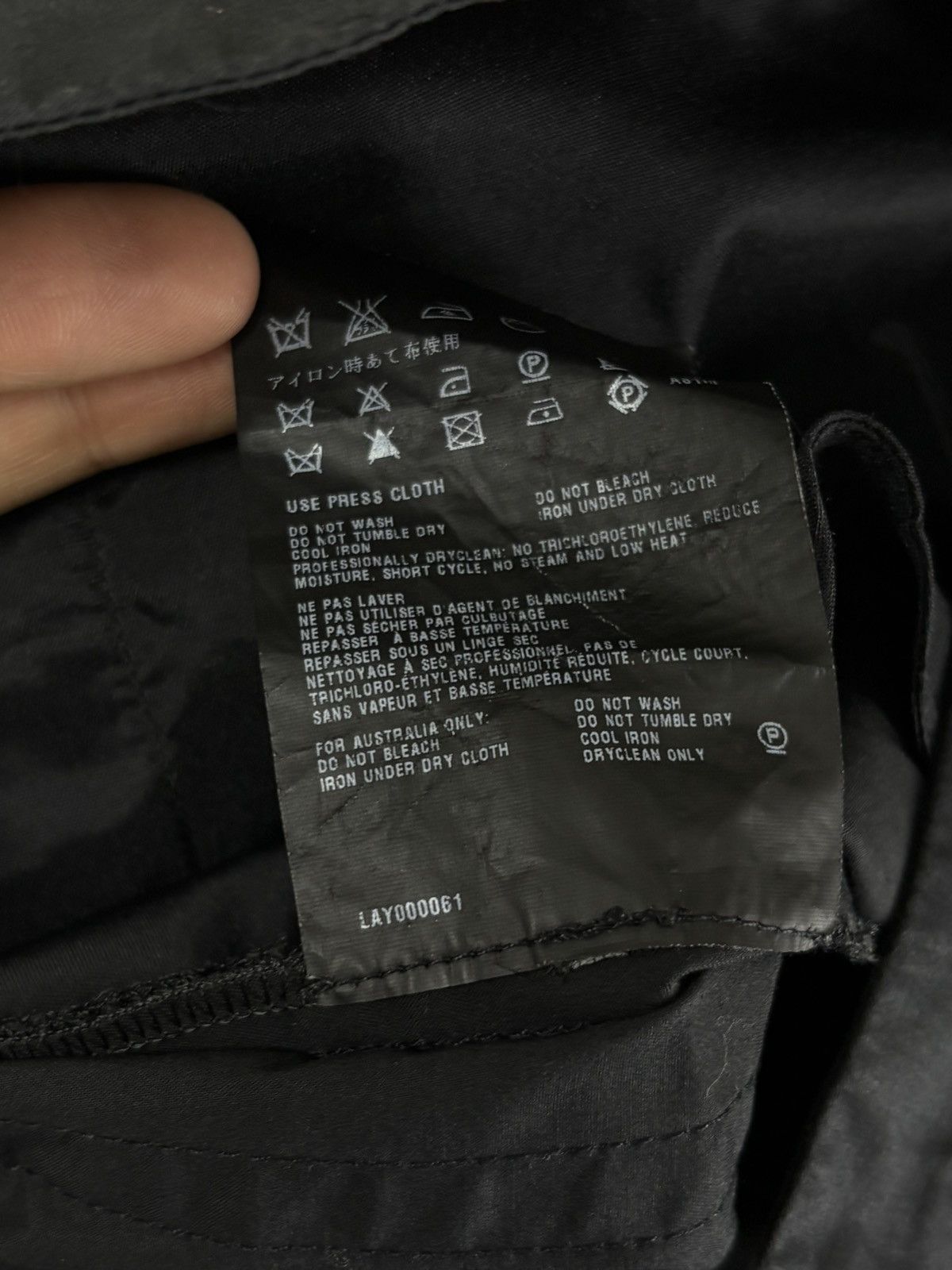 Prada Prada 2000s Black Technical Pants With Blue Sides Stripes Size US 36 / EU 52 - 25 Thumbnail