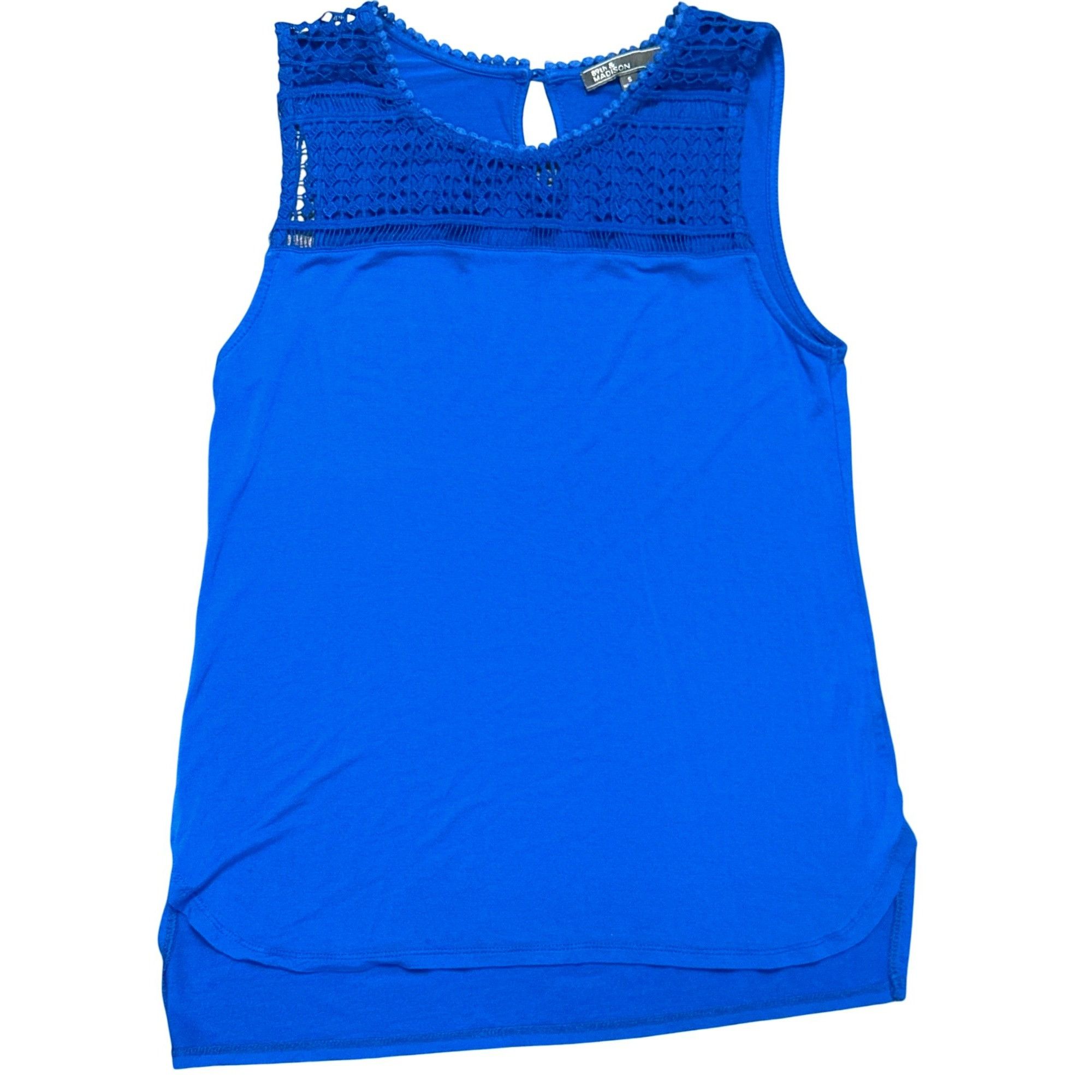 Other 89th and Madison Small Blue Knit Chiffon Pullover Lightweigh Size XL / US 12-14 / IT 48-50 - 10 Thumbnail