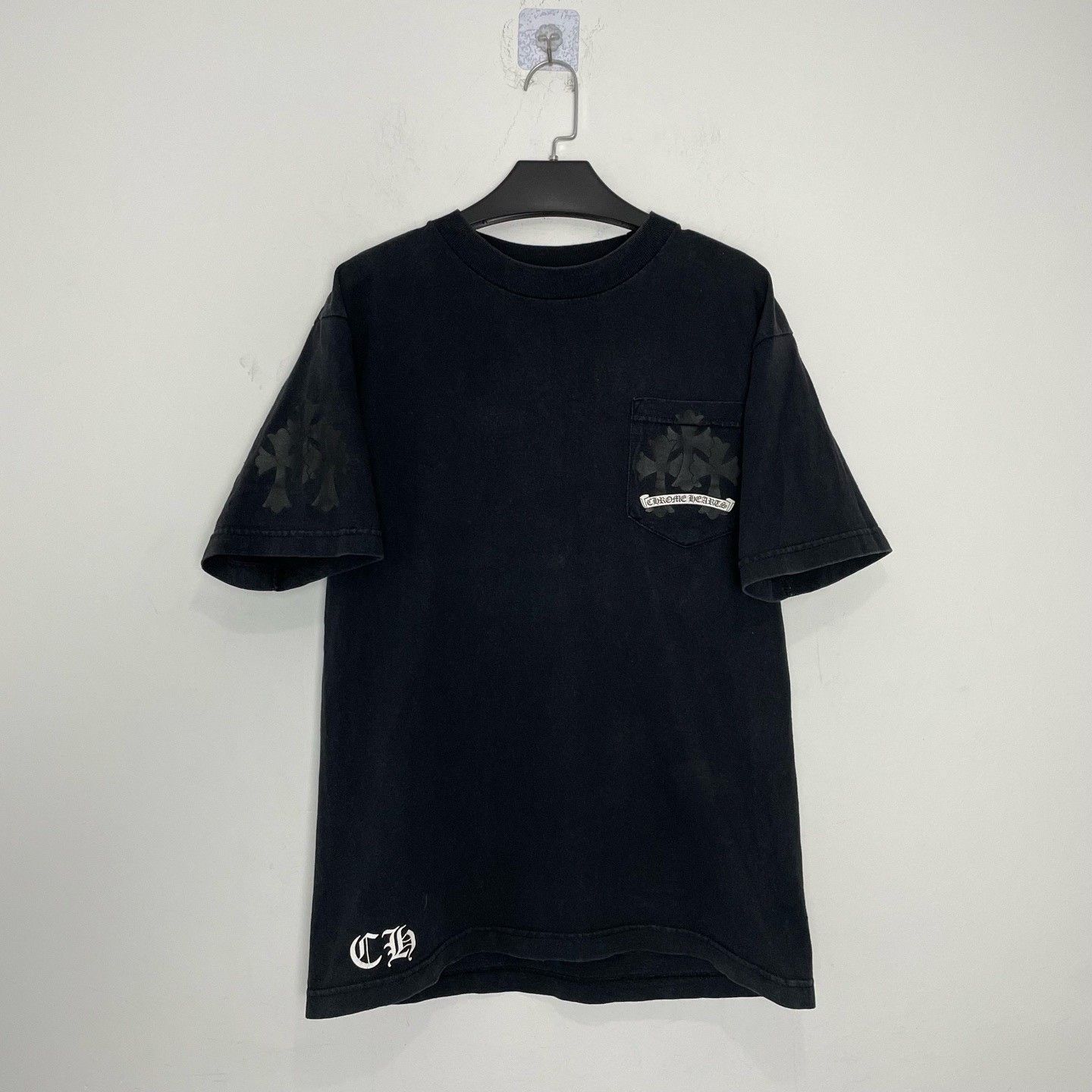 Chrome Hearts Chrome Hearts Black Cross Print Short Sleeve Size US M / EU 48-50 / 2 - 1 Thumbnail