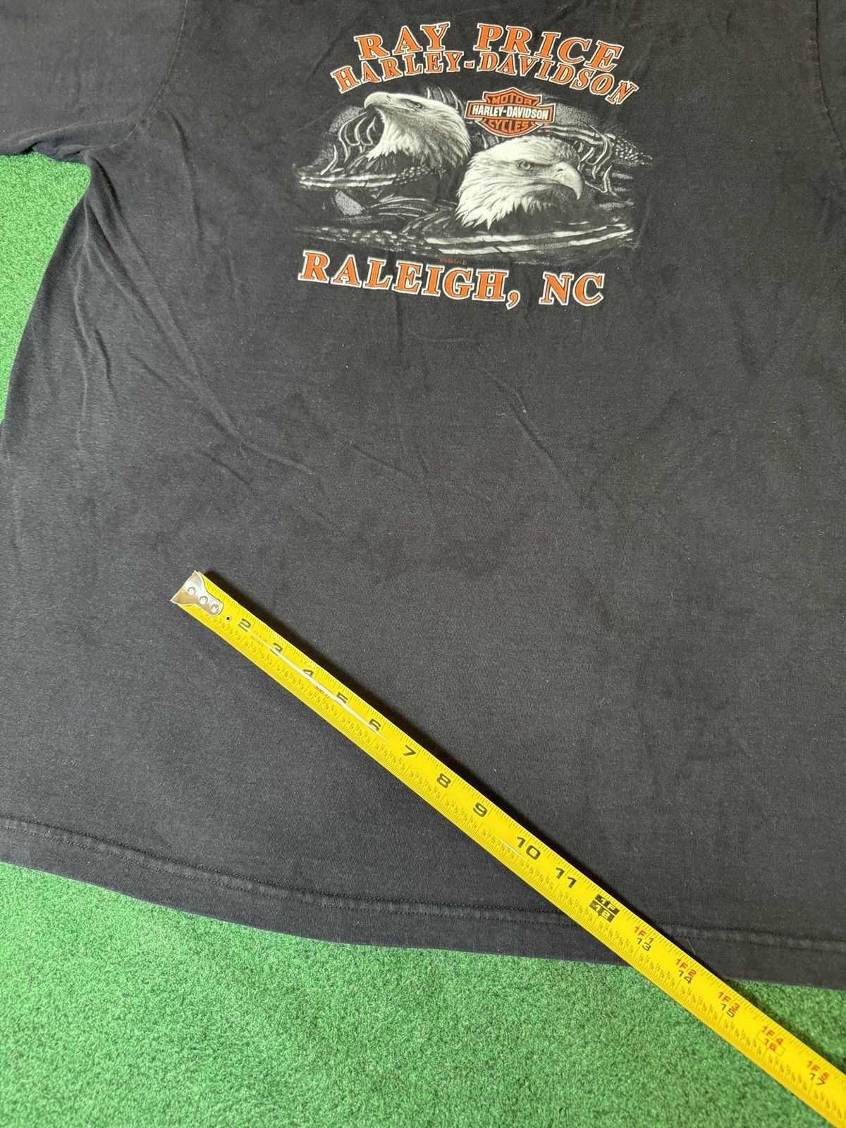 Harley Davidson Y2K Harley Davidson Raleigh North Carolina Biker T Shirt Size US XL / EU 56 / 4 - 11 Thumbnail