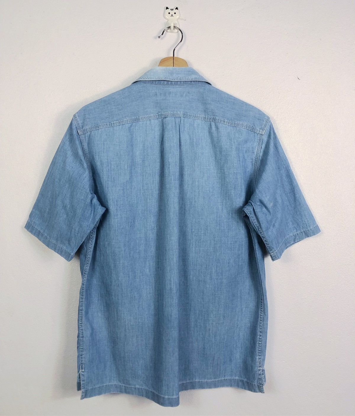 Lemaire × Uniqlo Rare Uniqlo X Lemaire Denim Button Ups Shirt Size US M / EU 48-50 / 2 - 7 Thumbnail