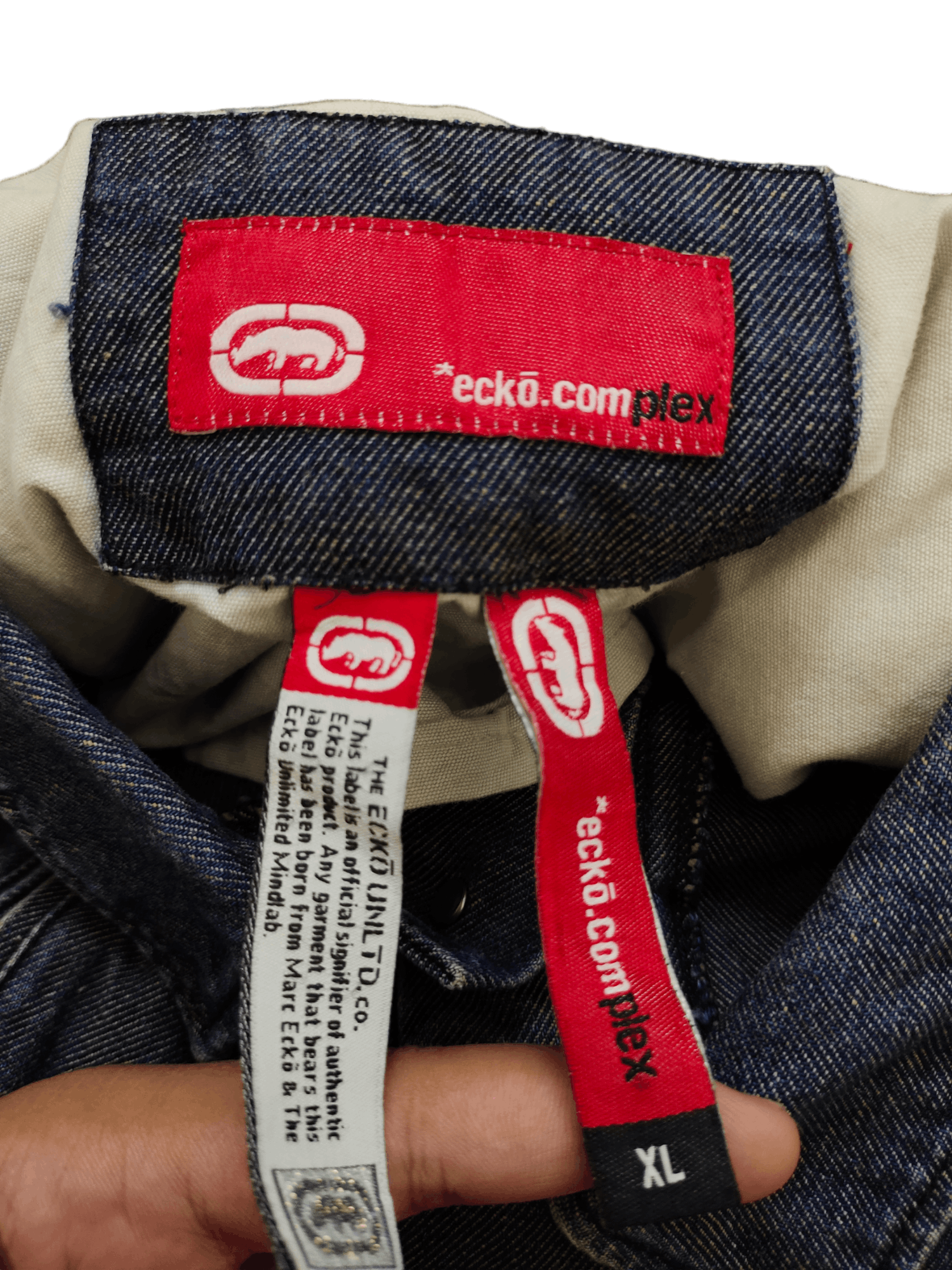 Ecko Unltd. Vintage Y2k Ecko Unltd Denim Jacket Size US XL / EU 56 / 4 - 17 Thumbnail
