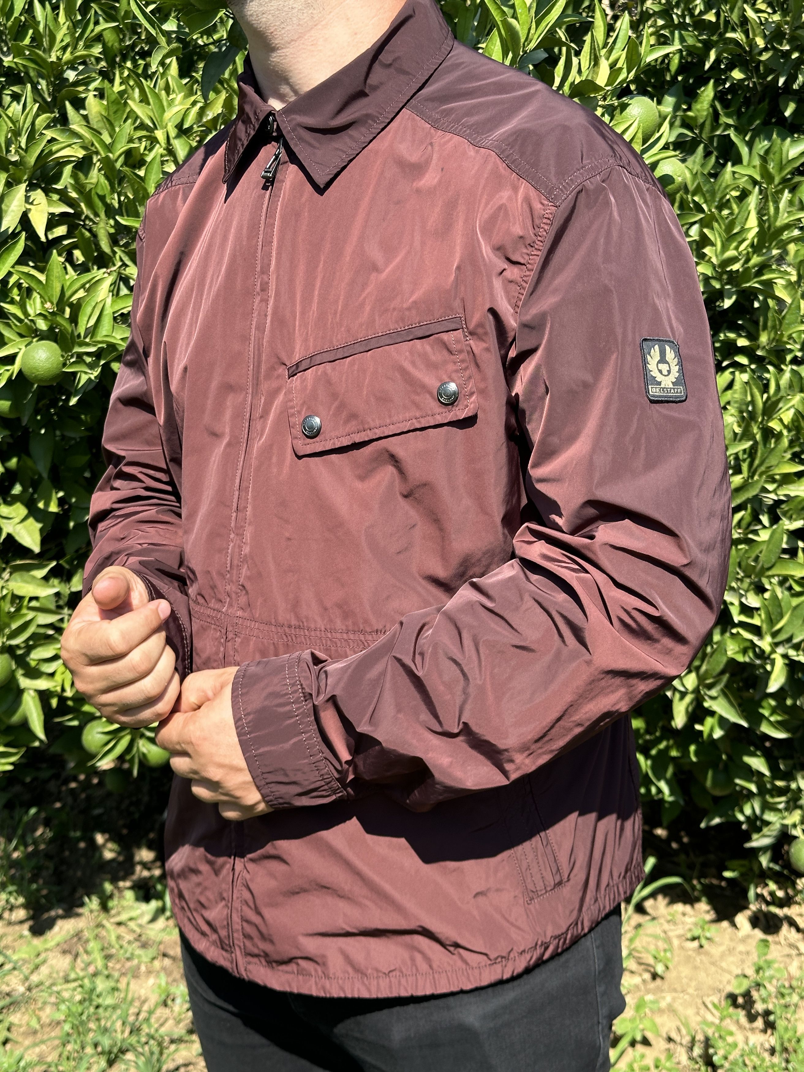 Belstaff Belstaff Light 2023 Bomber Aviator Metallic Cherry Size 2XL Size US XXL / EU 58 / 5 - 4 Thumbnail