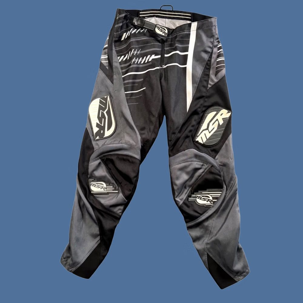 Vintage VINTAGE MSR Axxis Pants 30 Gray Black Racing Protective Gear Mens Size US 30 / EU 46 - 1 Thumbnail
