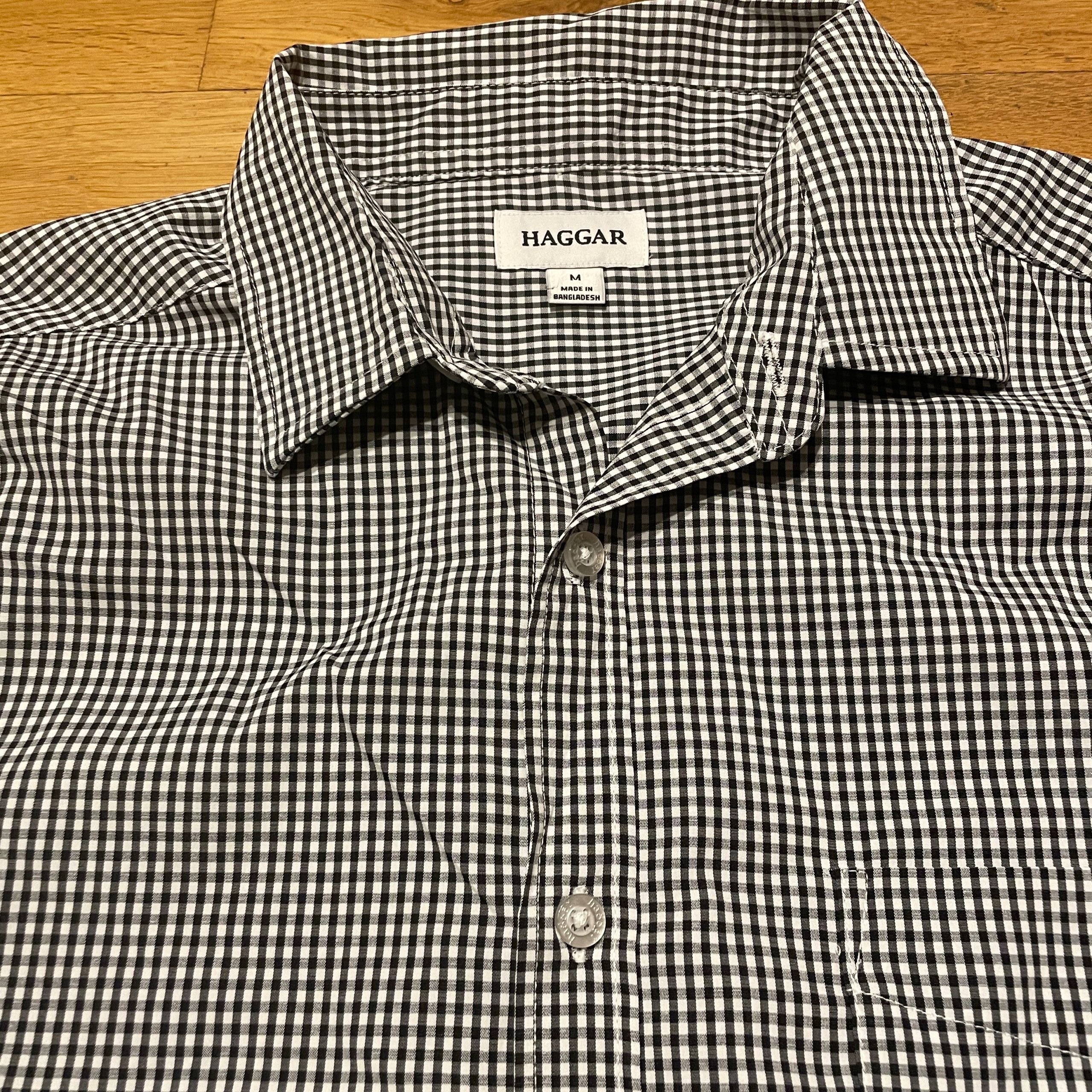Haggar × Vintage HAGGAR MEN'S FASHIONABLE PLATED SHIRT, size M Size US M / EU 48-50 / 2 - 2 Thumbnail