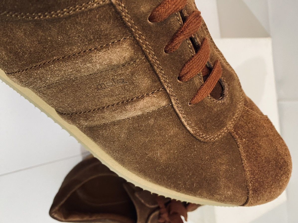 Malo Malo 🇮🇹 Brown French Calfskin Suede Voyager Sneakers 11 NEW Size US 11 / EU 44 - 3 Thumbnail
