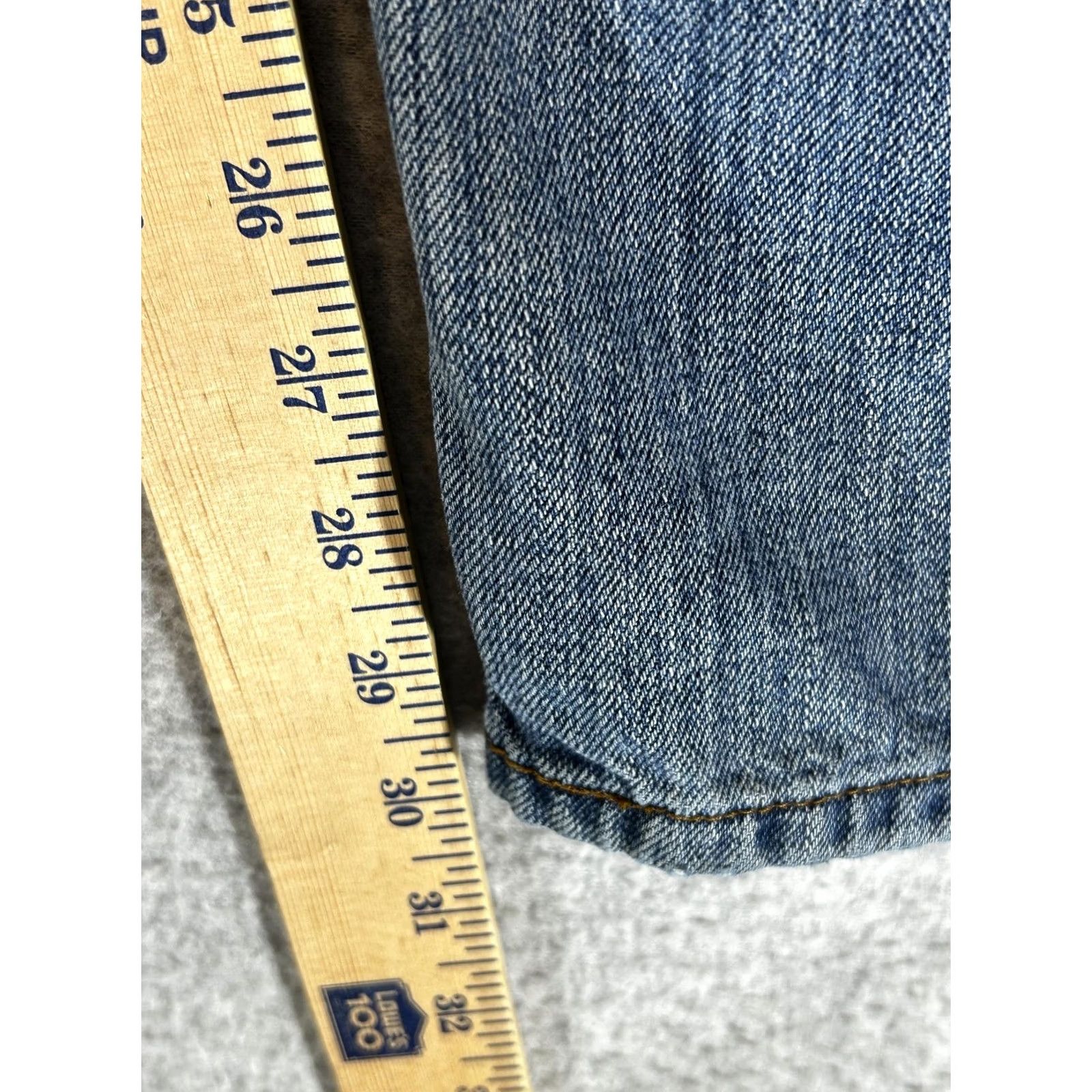 Levi's VINTAGE Baggy Jeans Mens 34x30 Wide Leg Blue Grunge Y2K Streetwear Levis 529 Size US 34 / EU 50 - 6 Thumbnail