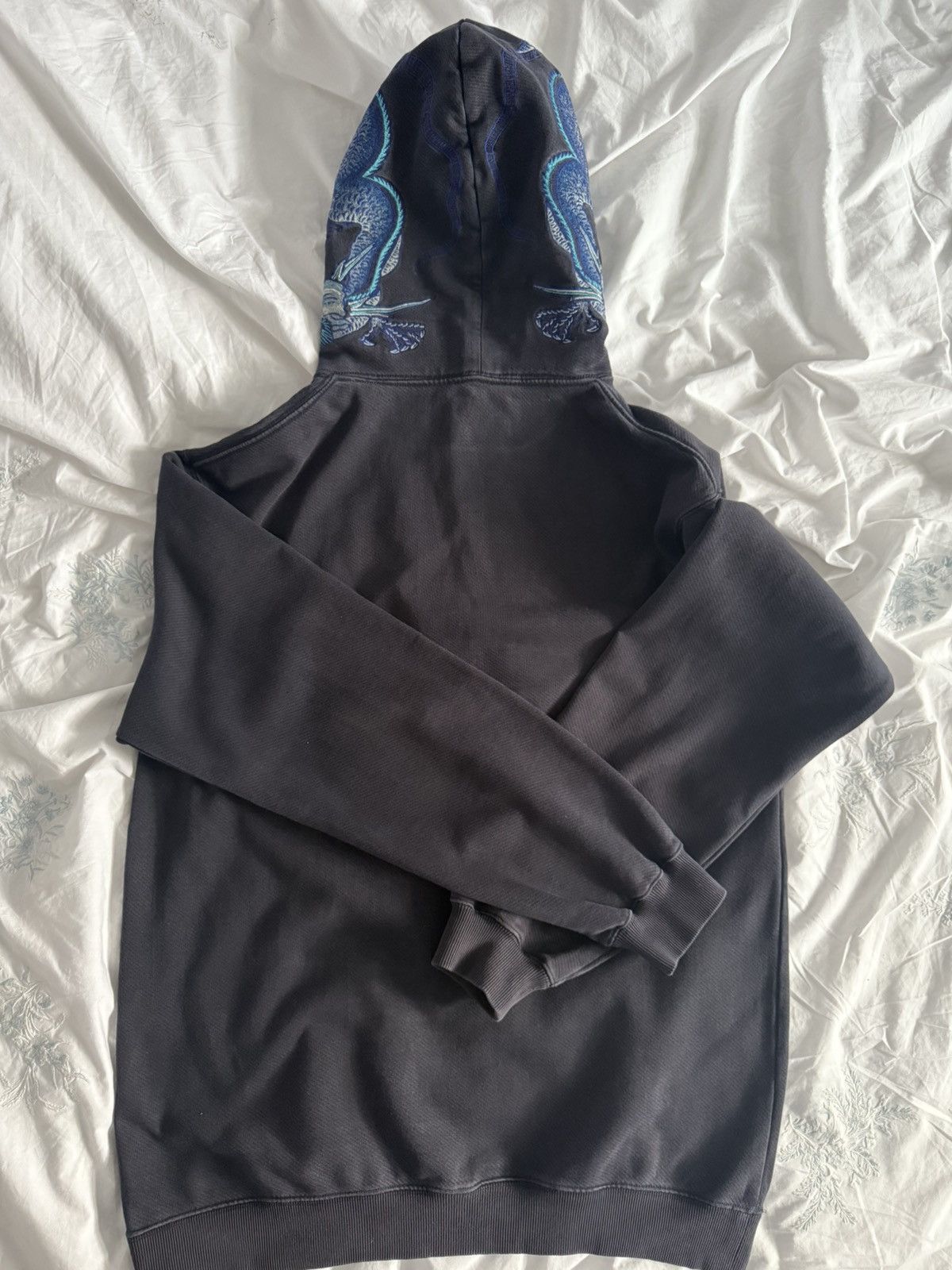 Maharishi Water Dragon Embroidered Hoodie Size US L / EU 52-54 / 3 - 3 Thumbnail