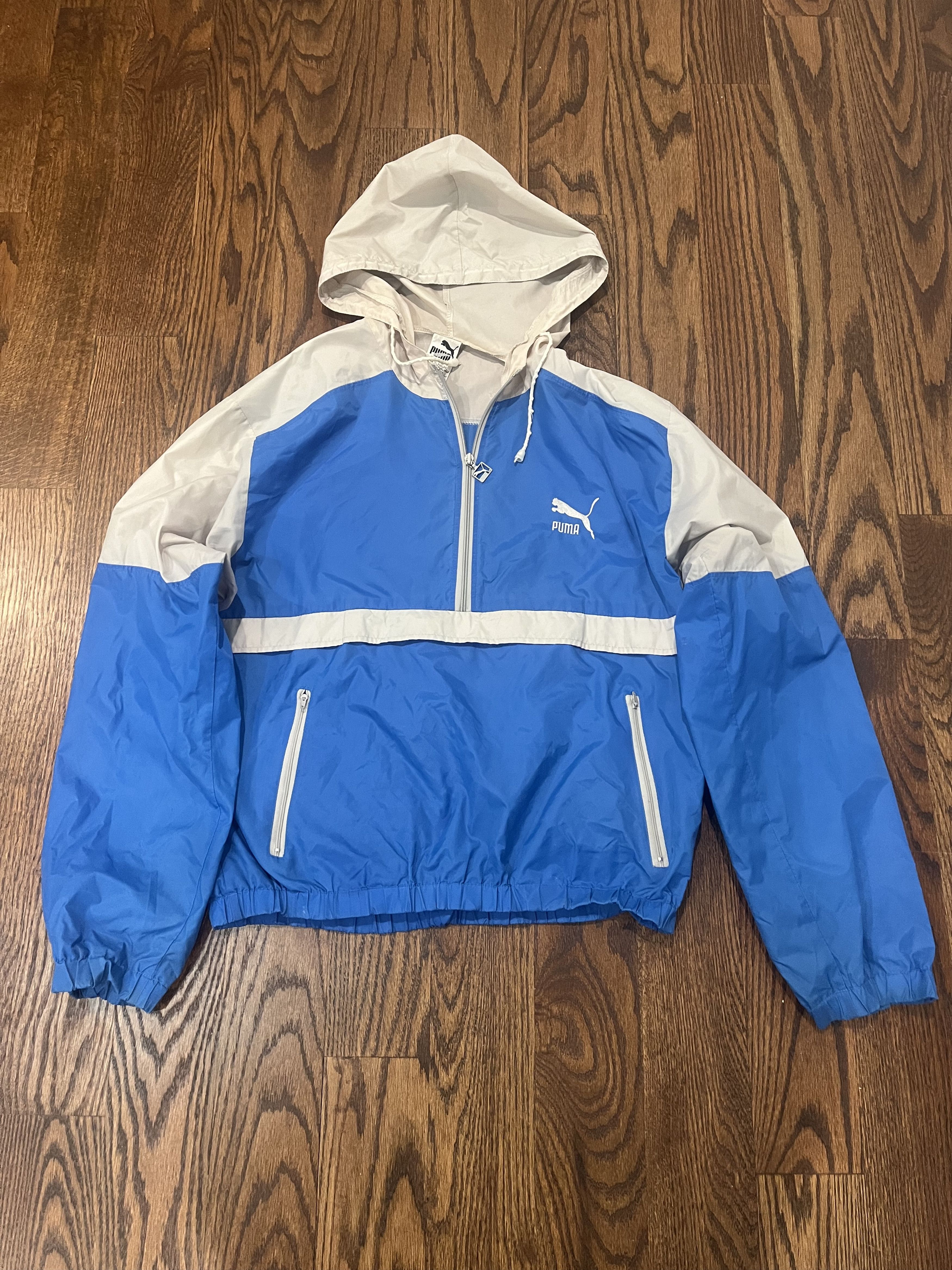 Puma Vintage 90s puma Quarterzip jacket Size US M / EU 48-50 / 2 - 1 Thumbnail