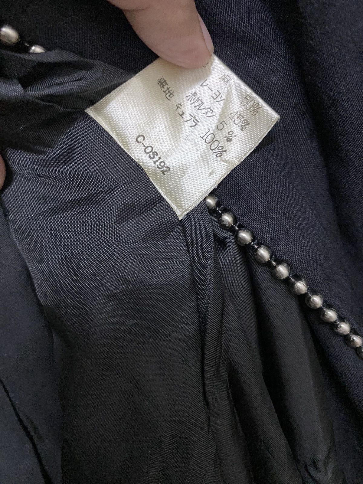 Helmut Lang Helmut Lang Mid 80s ornaments mesh jacket Size M / US 6-8 / IT 42-44 - 7 Thumbnail