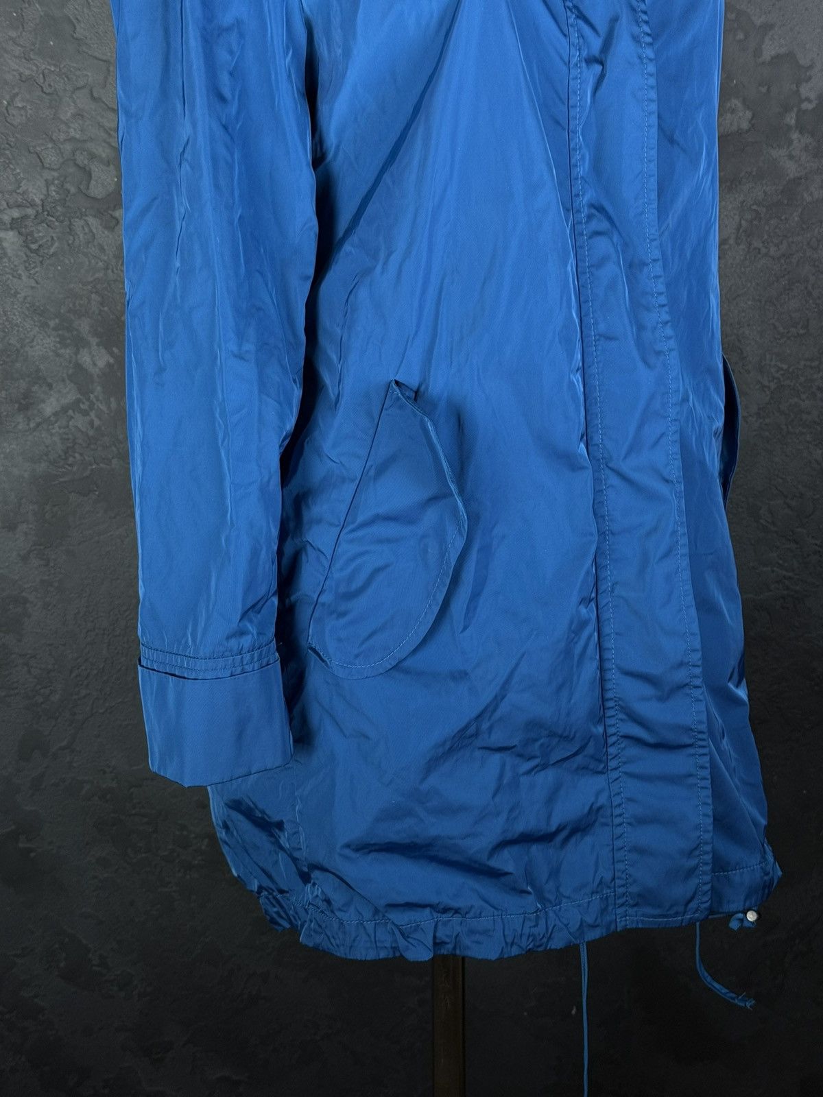 Akris Akris Punto Blue Lightweight Nylon Oversized Parka Jacket Size S / US 4 / IT 40 - 7 Thumbnail