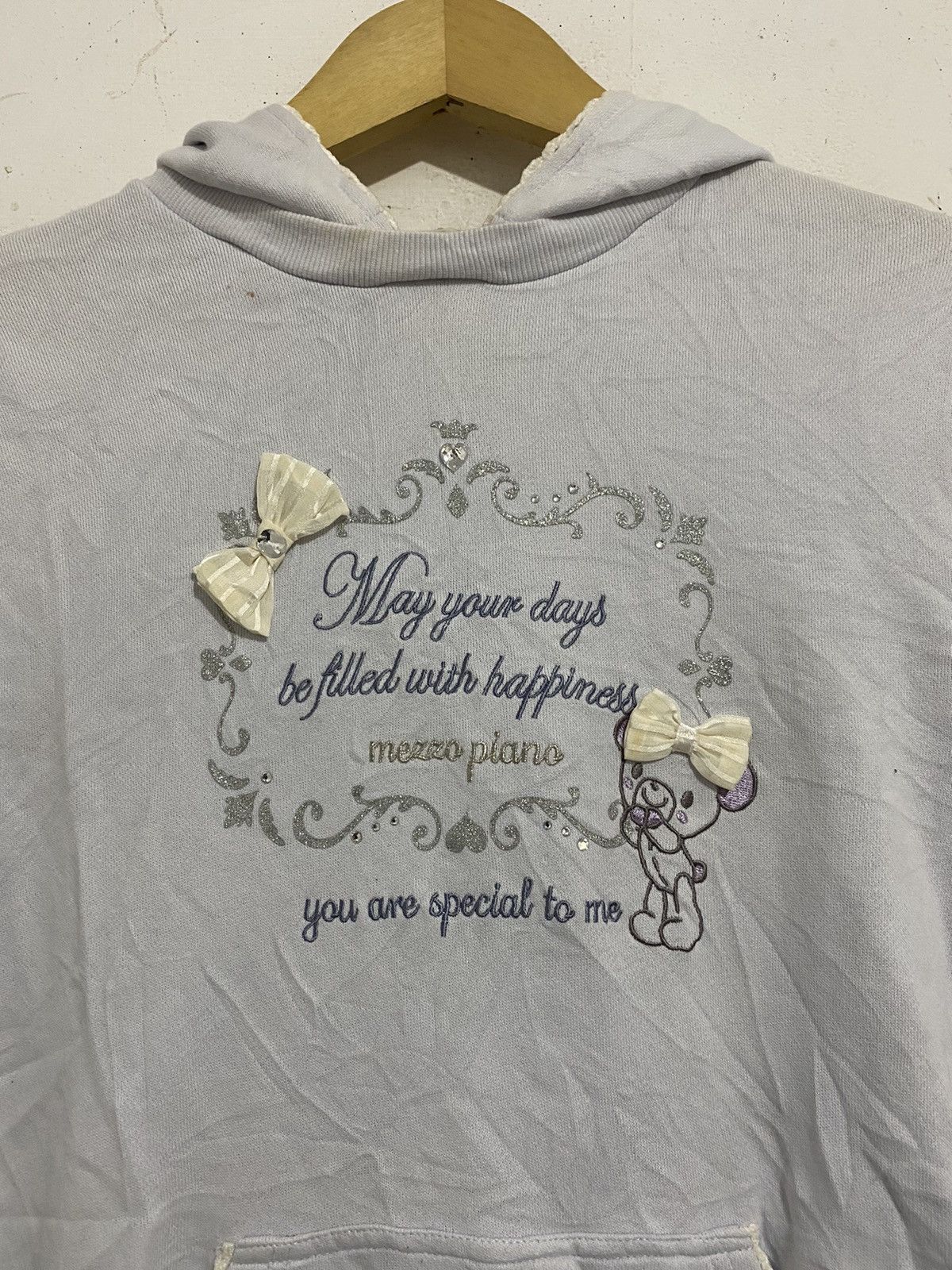 Angel Blue Mezzo pianno y2k hoodie/sweatshirt styled Size US M / EU 48-50 / 2 - 2 Thumbnail