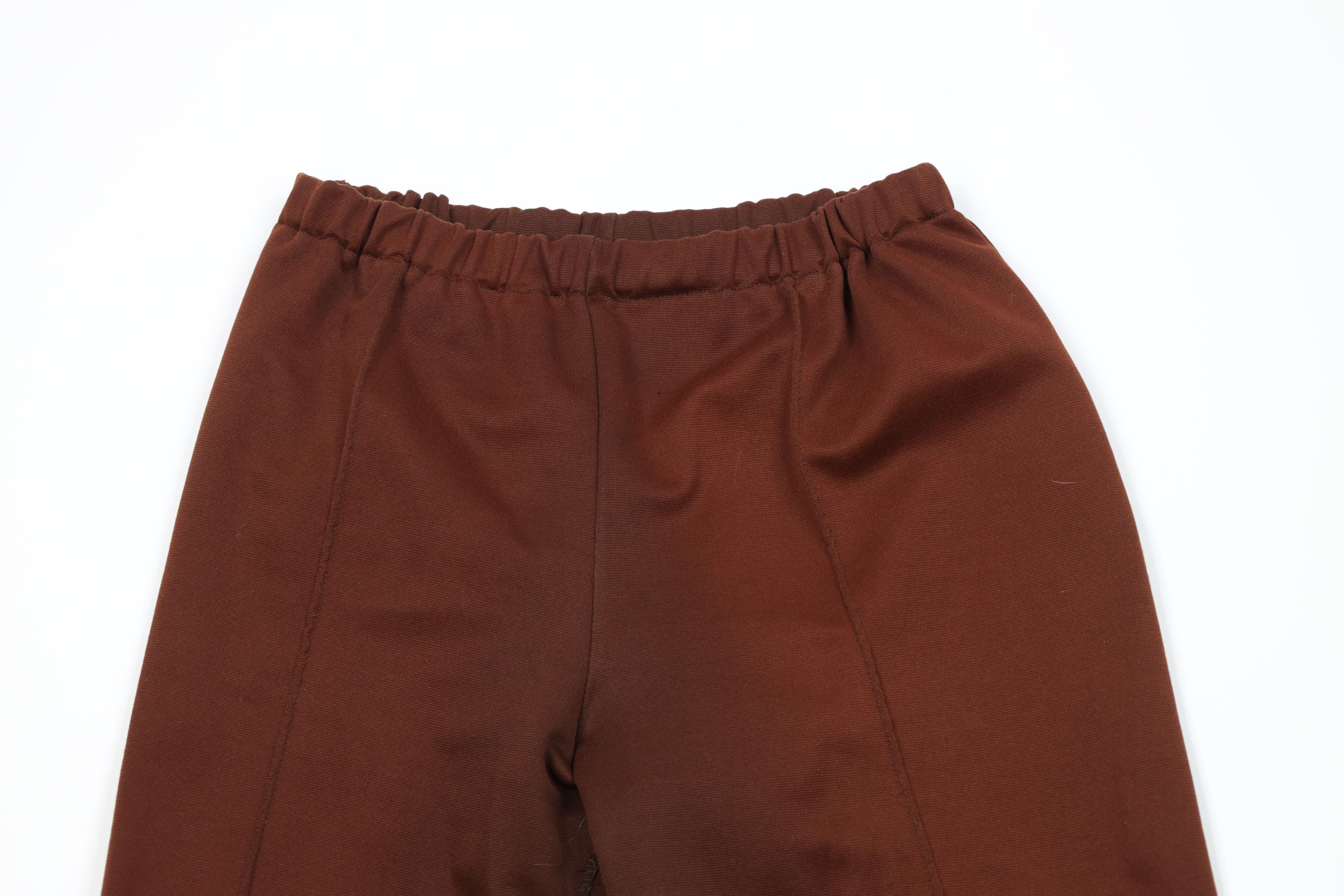 Vintage Vintage 70s Streetwear Knit Bell Bottoms Pants Brown USA Size 38" / US 16 / IT 52 - 2 Thumbnail