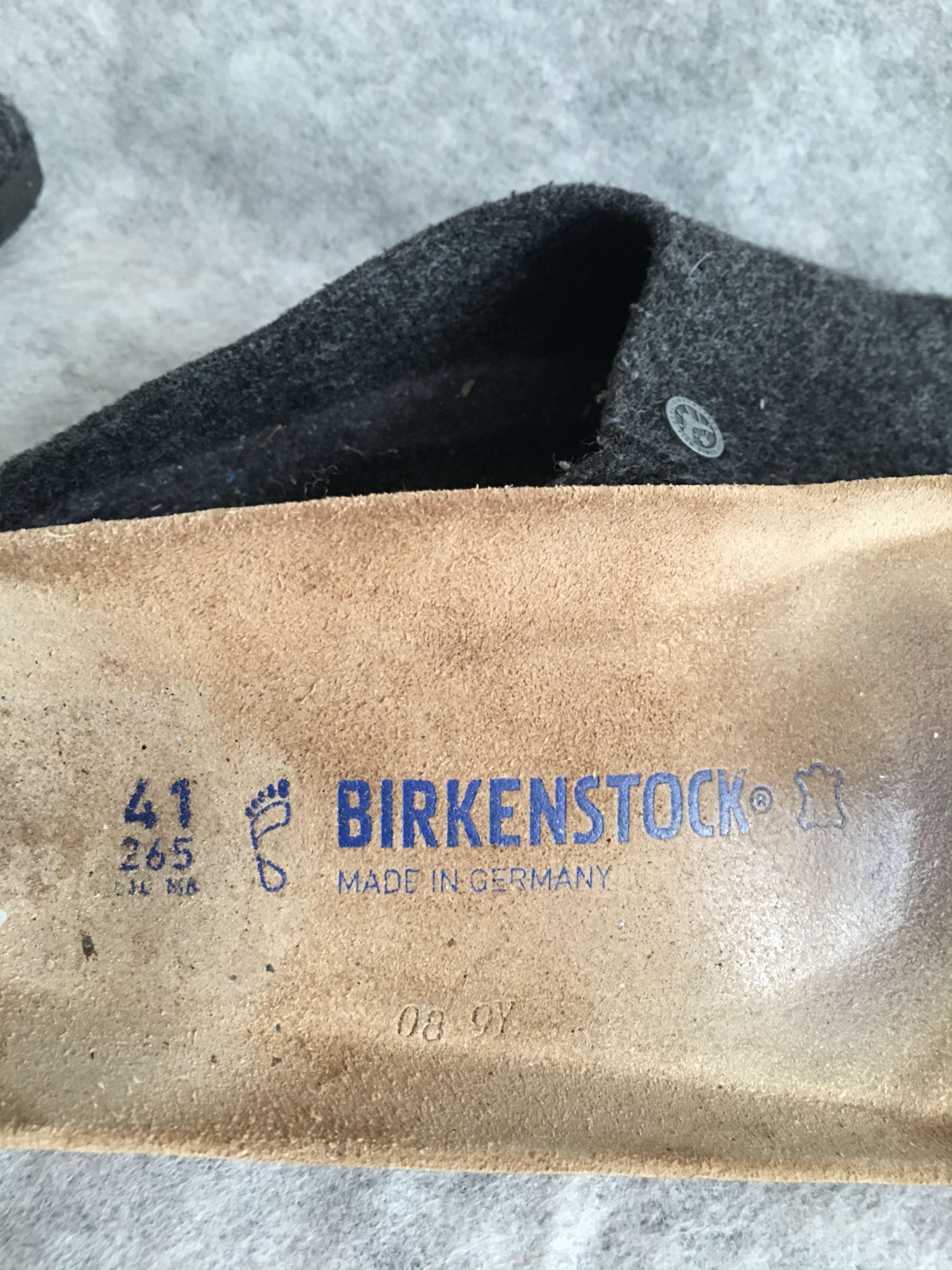 Birkenstock Birkenstock Zermatt Slip On Mule Wool Sz 41 US Men 8 Size US 8 / EU 41 - 10 Thumbnail