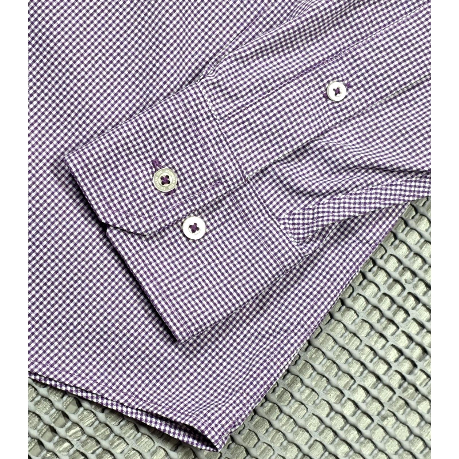 Southern Tide Southern Tide Button Up Shirt S Purple White Gingham Performance Intercoastal Size US S / EU 44-46 / 1 - 6 Thumbnail