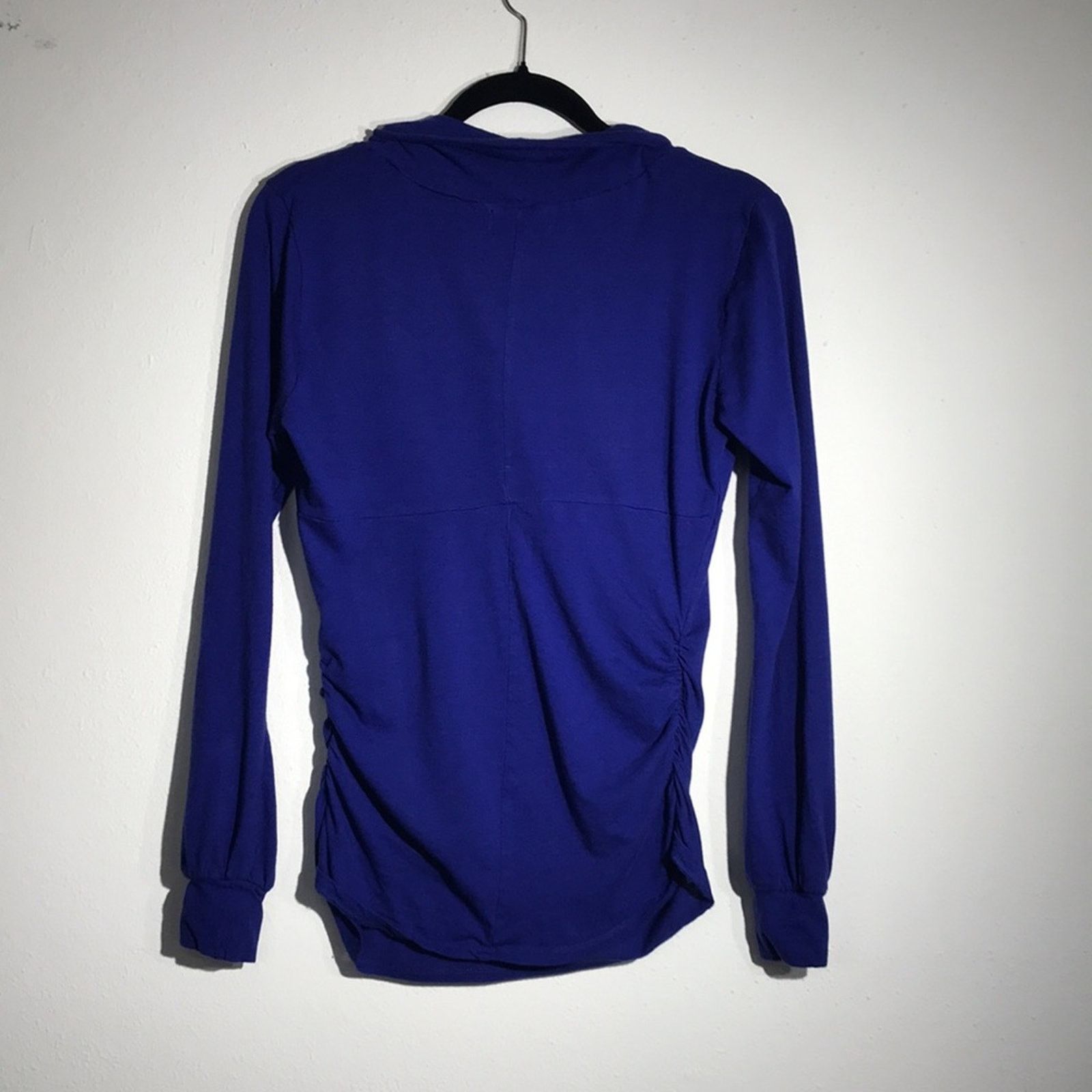Other Susie Rose Royal Blue Long Sleeve Cowl Neck Shirt Size Large Size L / US 10 / IT 46 - 9 Thumbnail