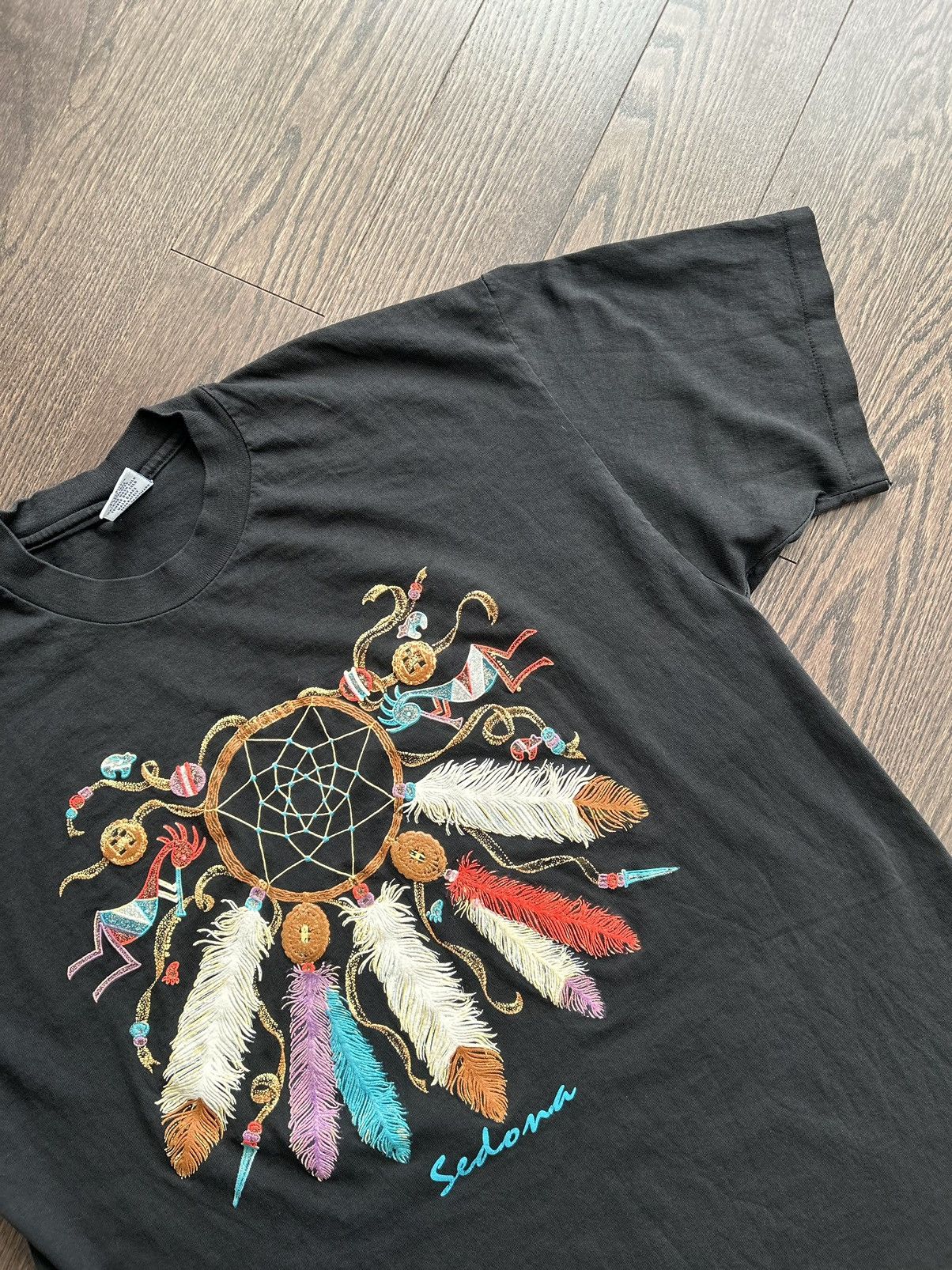 Fruit Of The Loom × Vintage Vintage Single Stitch Sedona Arizona Graphic Tee Size US XL / EU 56 / 4 - 2 Thumbnail