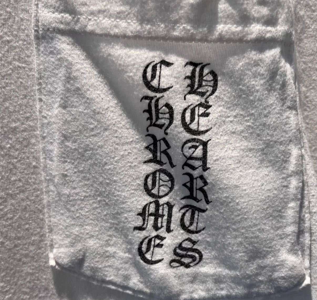 Chrome Hearts Chrome Hearts Scroll Print Basic White T-Shirt Size US L / EU 52-54 / 3 - 3 Thumbnail