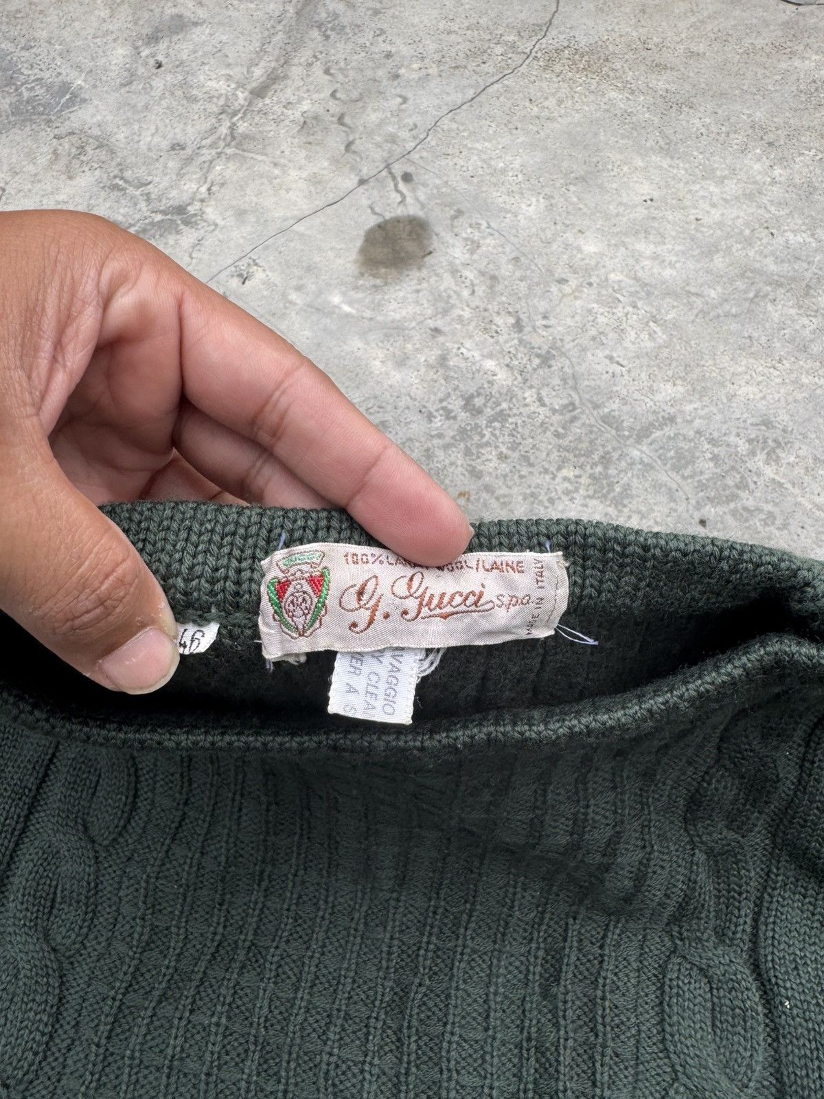 Gucci Gucci Vintage Wool Knitwear Sweater 46 Size US S / EU 44-46 / 1 - 5 Thumbnail