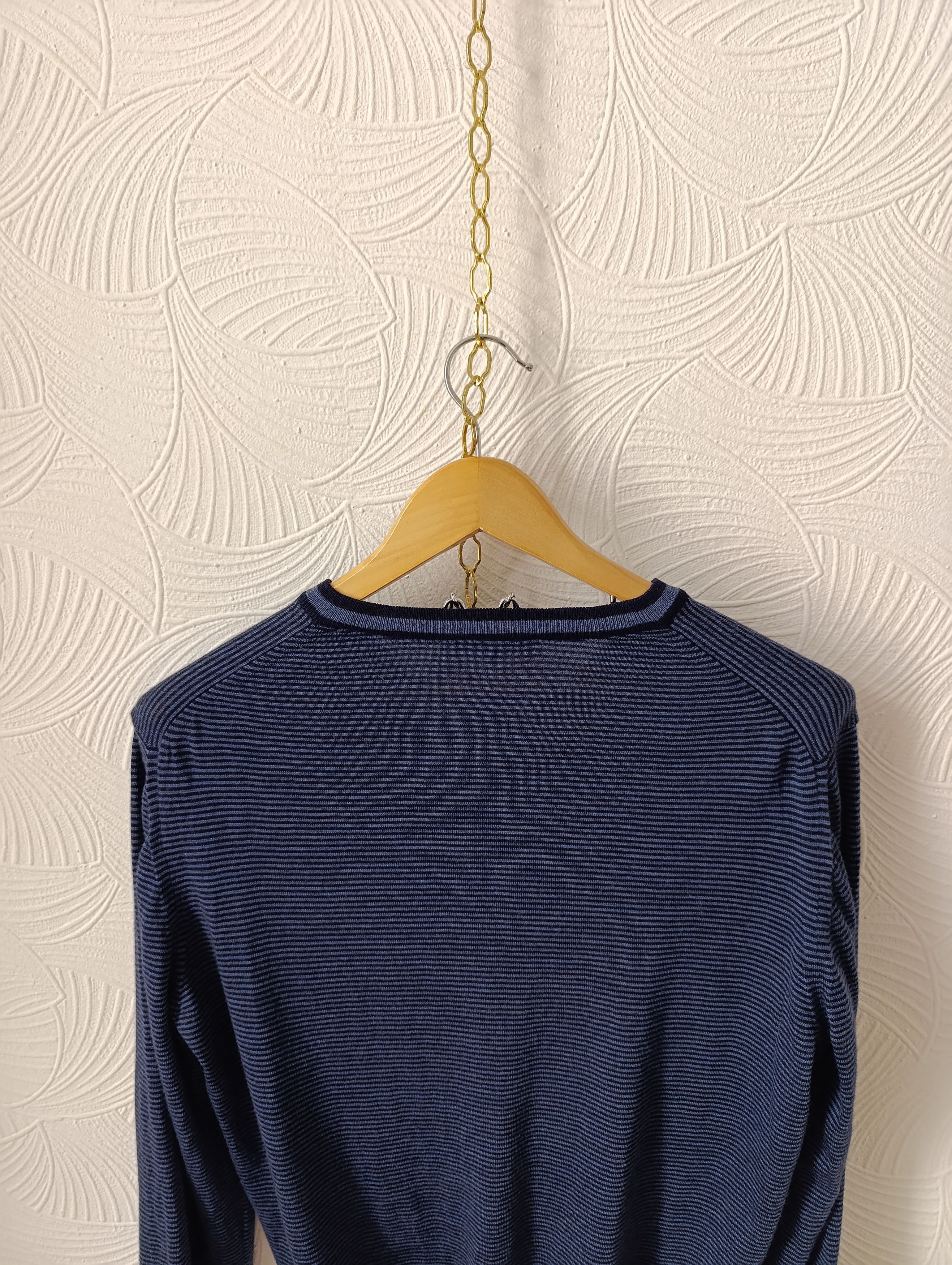 Canali CANALI MENS MERINO WOOL SWEATER SIZE 54 Size US L / EU 52-54 / 3 - 12 Thumbnail