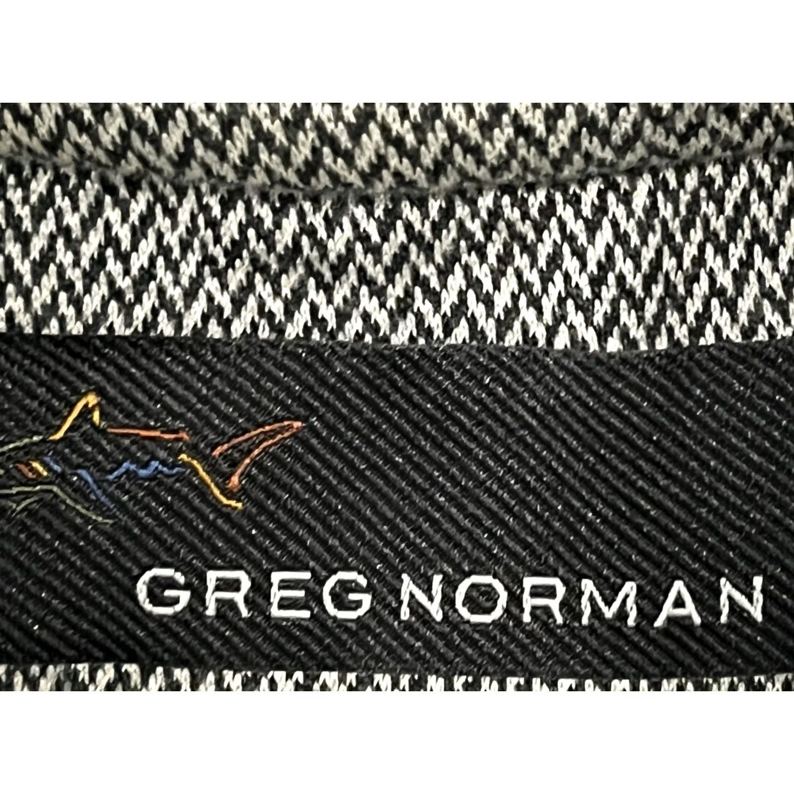 Vintage Greg Norman Polo Shirt Mens Large Black Gray Golf Performance 100% Cotton Shirt Jersey Short Sleeve Collared Polo All Seasons Moisture Wicking Size US L / EU 52-54 / 3 - 5 Thumbnail