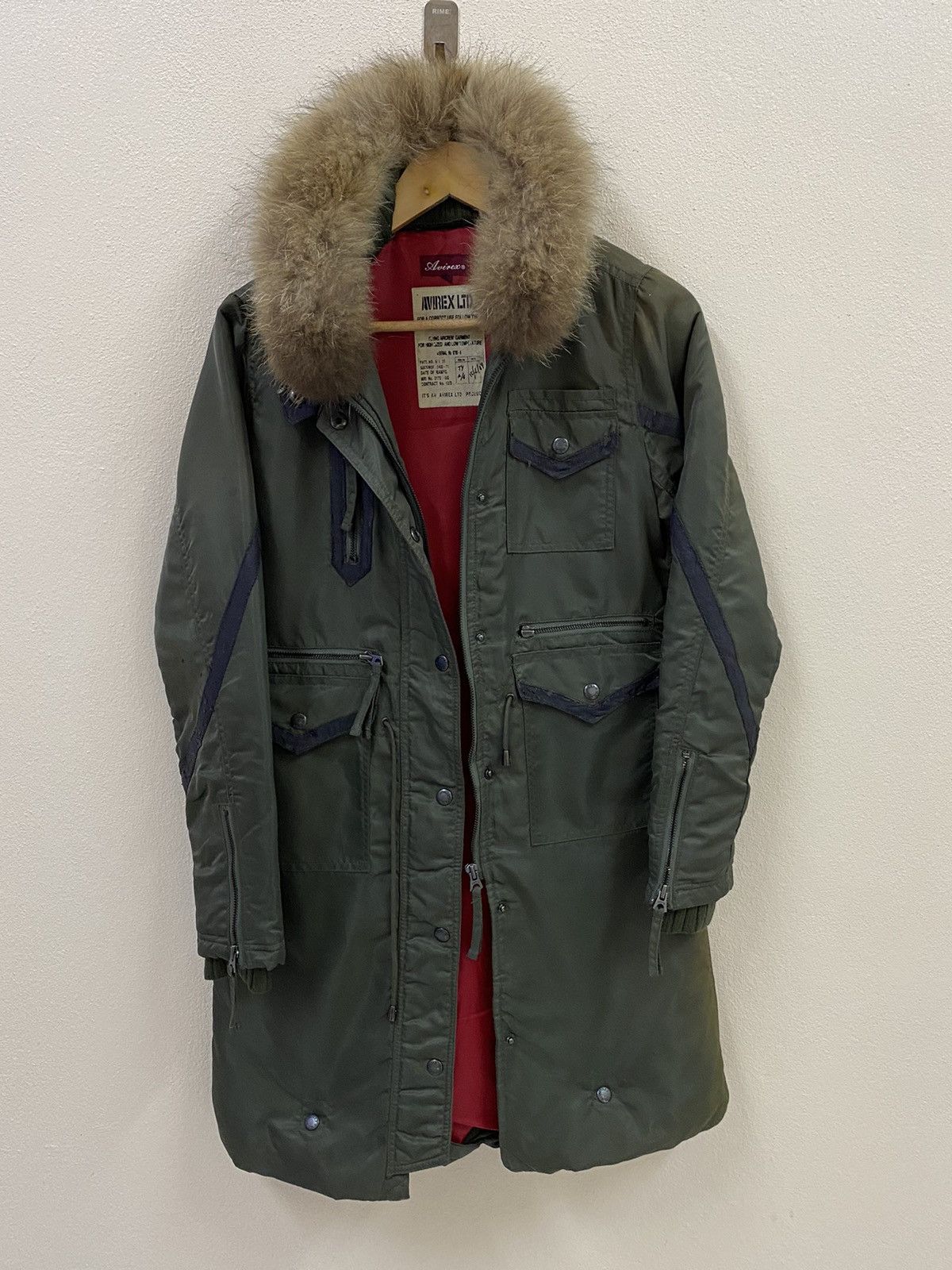 Avirex Vtg Avirex Fur Parka Jacket Size US S / EU 44-46 / 1 - 1 Thumbnail