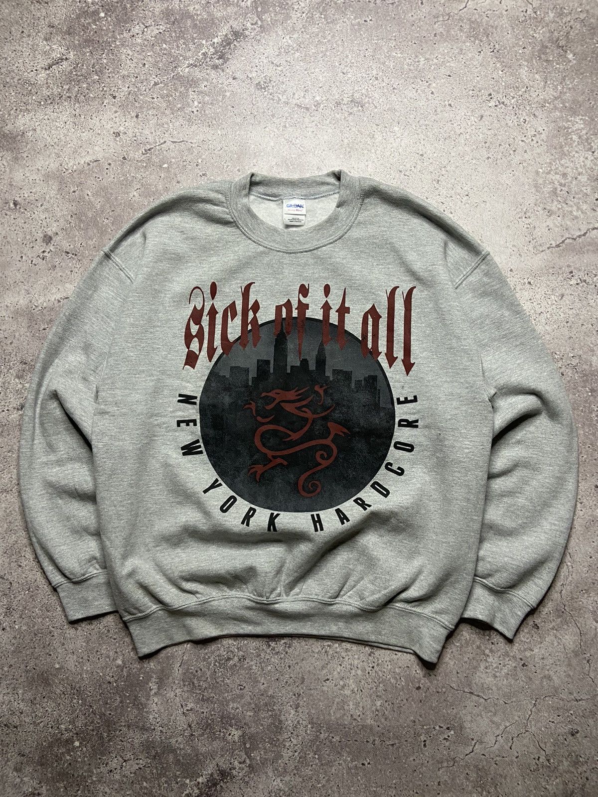 Band Tees Vintage Sick Of It All New York Hardcore Sweatshirt Size US L / EU 52-54 / 3 - 1 Thumbnail