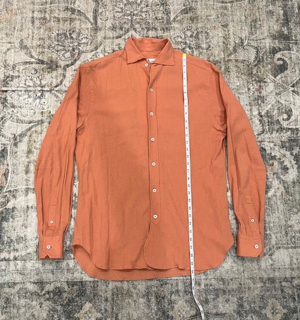 Doppiaa Doppiaa Long Sleeve Textured Shirt - Size 41 (M) Size US M / EU 48-50 / 2 - 3 Thumbnail