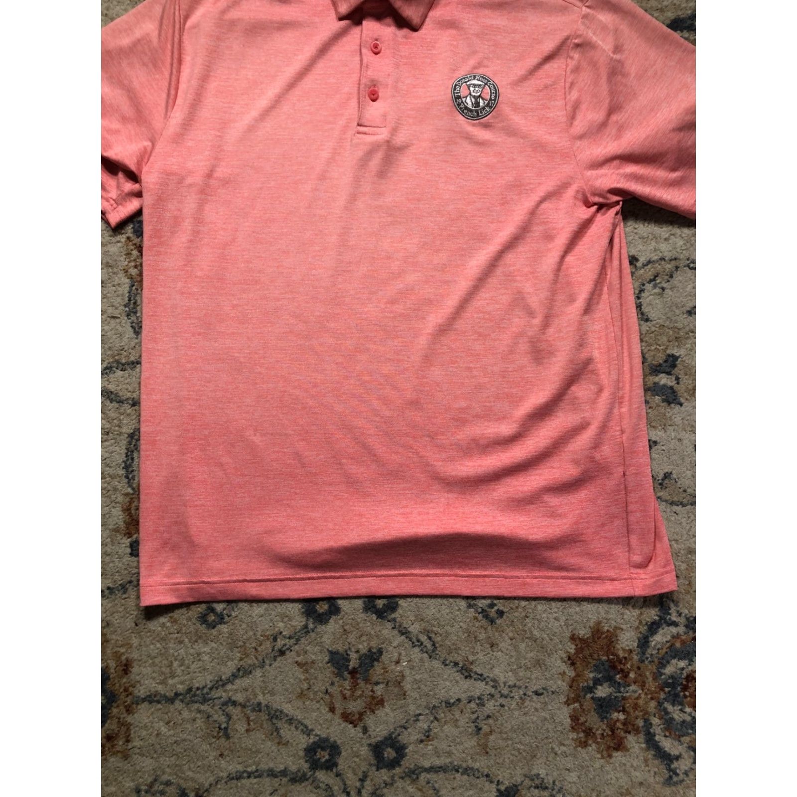 Under Armour Under Armour Playoff Polo Shirt Mens Large Pink Golf Short Sleeve Jersey Polo Size US L / EU 52-54 / 3 - 5 Thumbnail