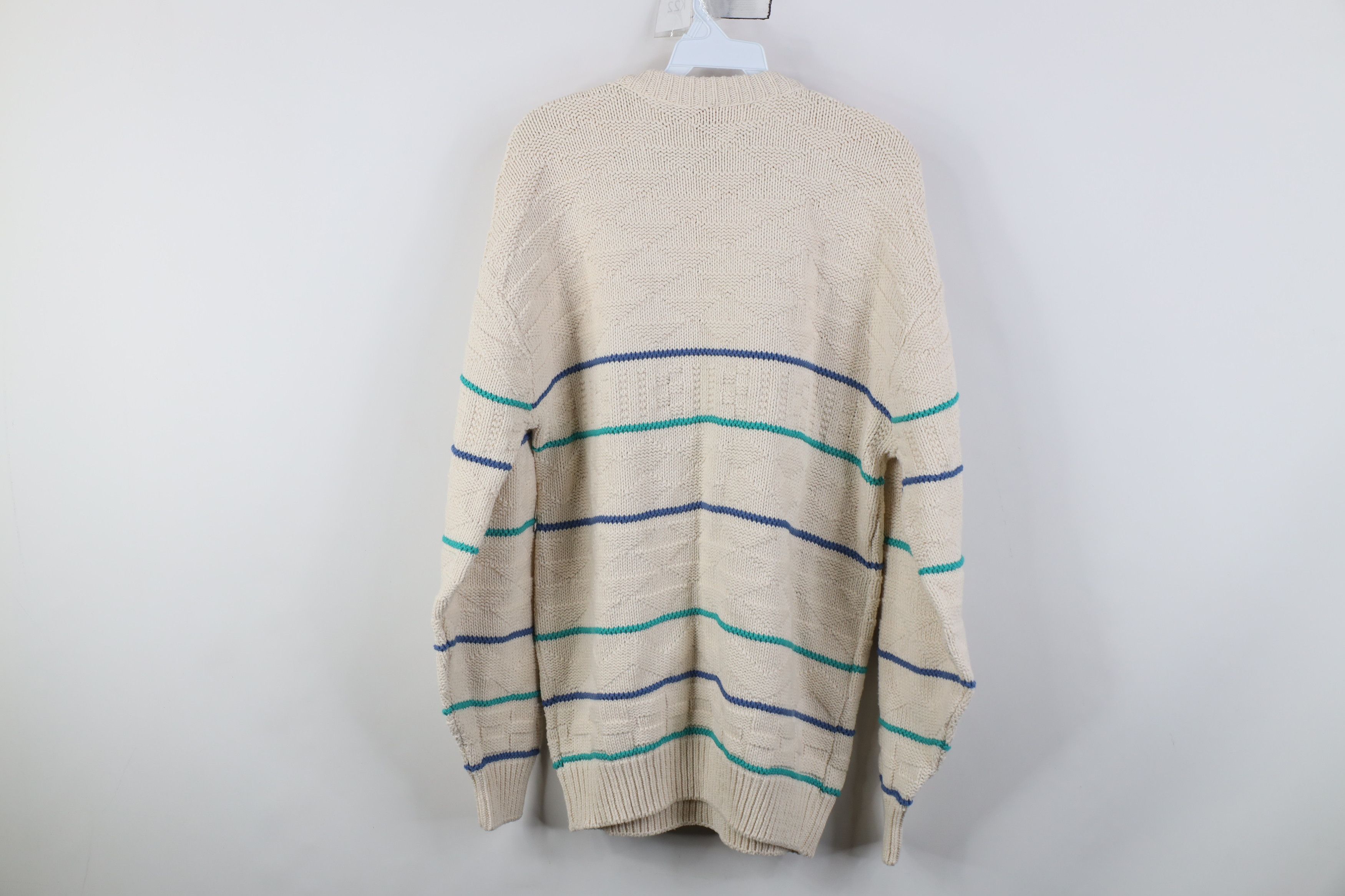 Vintage Vintage 90s Streetwear Cotton Knit Crewneck Sweater USA Size US M / EU 48-50 / 2 - 8 Thumbnail