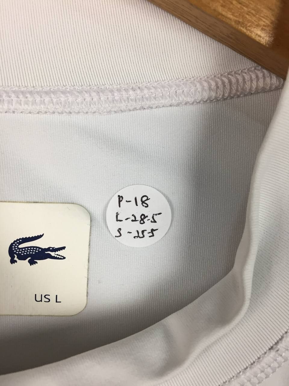Lacoste Lacoste Sport Men's White Long Sleeve Mock Neck Base Layer Size US S / EU 44-46 / 1 - 11 Thumbnail