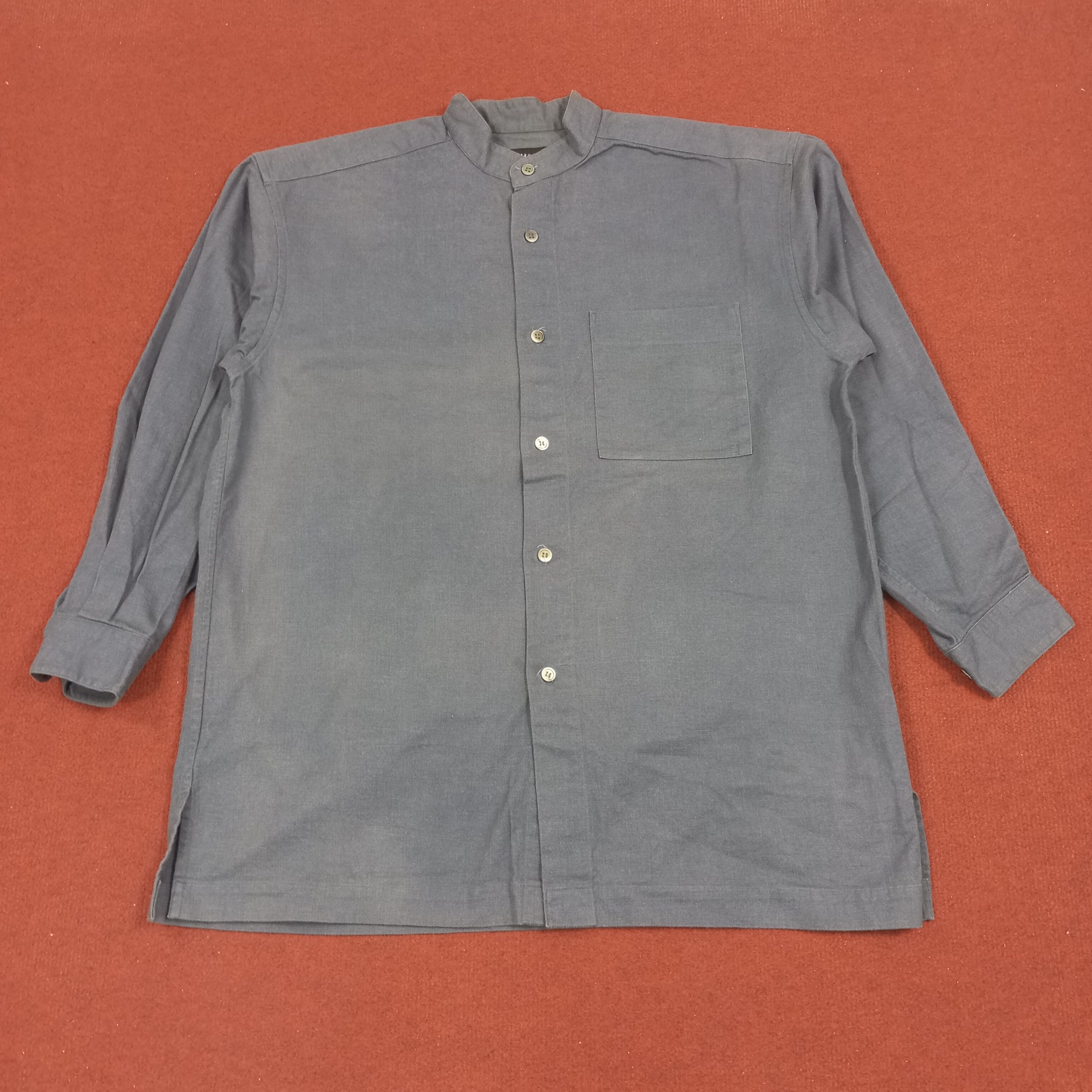 Issey Miyake IM Miyake Design Studio Japanese Fashion Designer Shirt Size US L / EU 52-54 / 3 - 1 Thumbnail