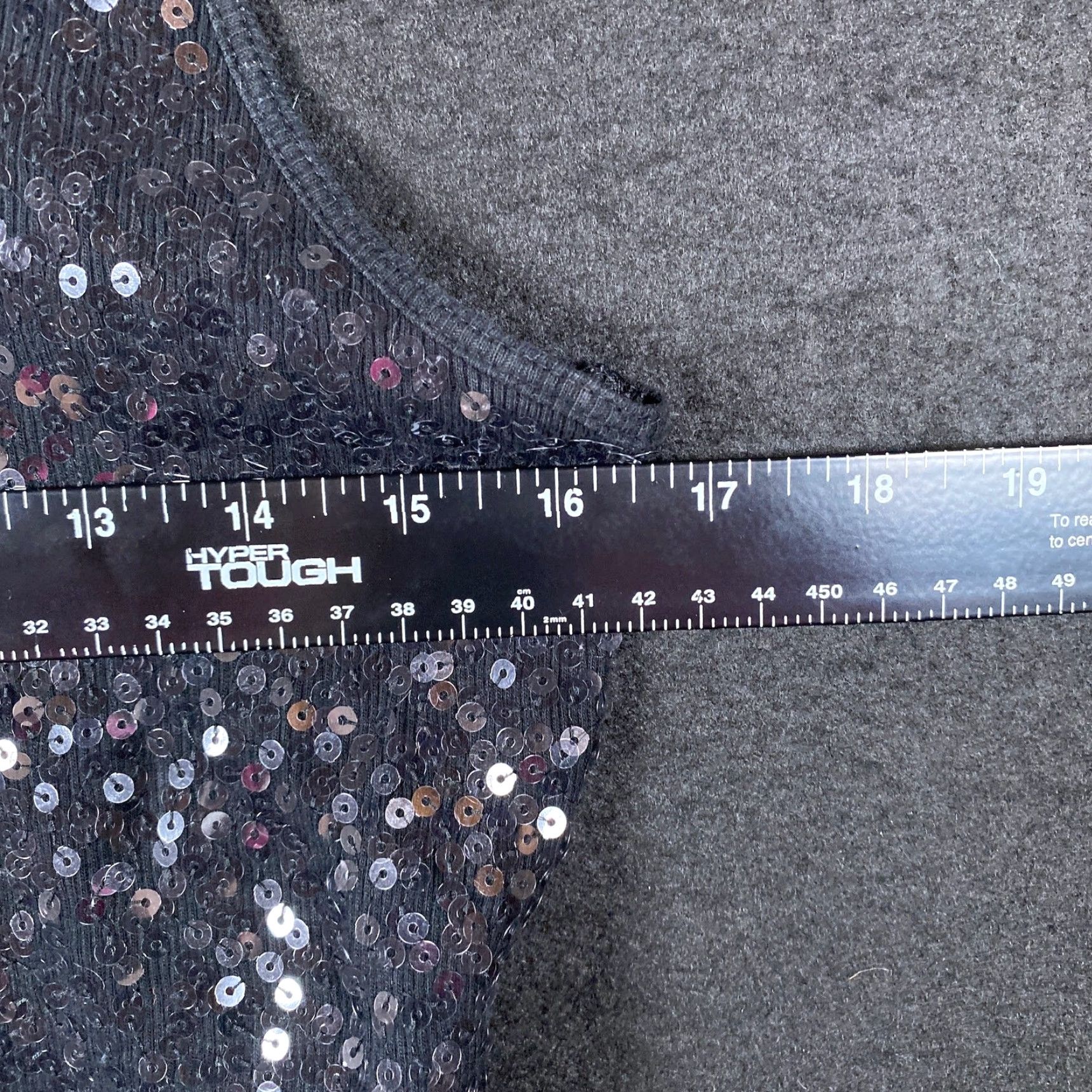 Express Express Shirt Womens Black Sequin Tank Top 100% Cotton Large Crew Neck Sleeveless Casual Workwear Size L / US 10 / IT 46 - 6 Thumbnail