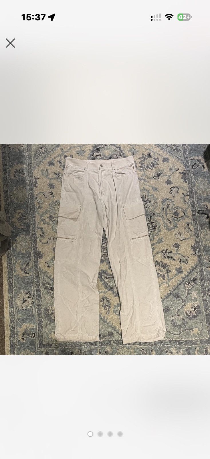 Alyx 1017 ALYX 9SM Skater Pants in Cream Size US 36 / EU 52 - 1 Thumbnail