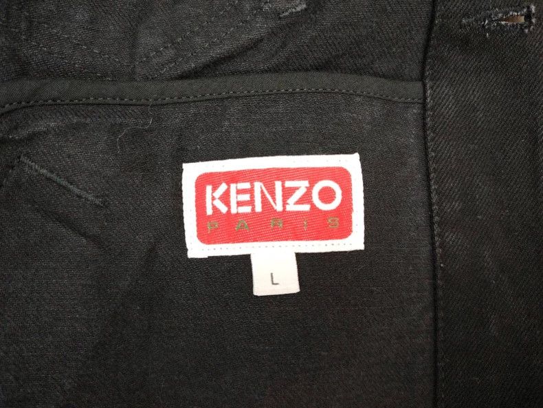 Kenzo KENZO Black denim jacket Size US L / EU 52-54 / 3 - 4 Thumbnail